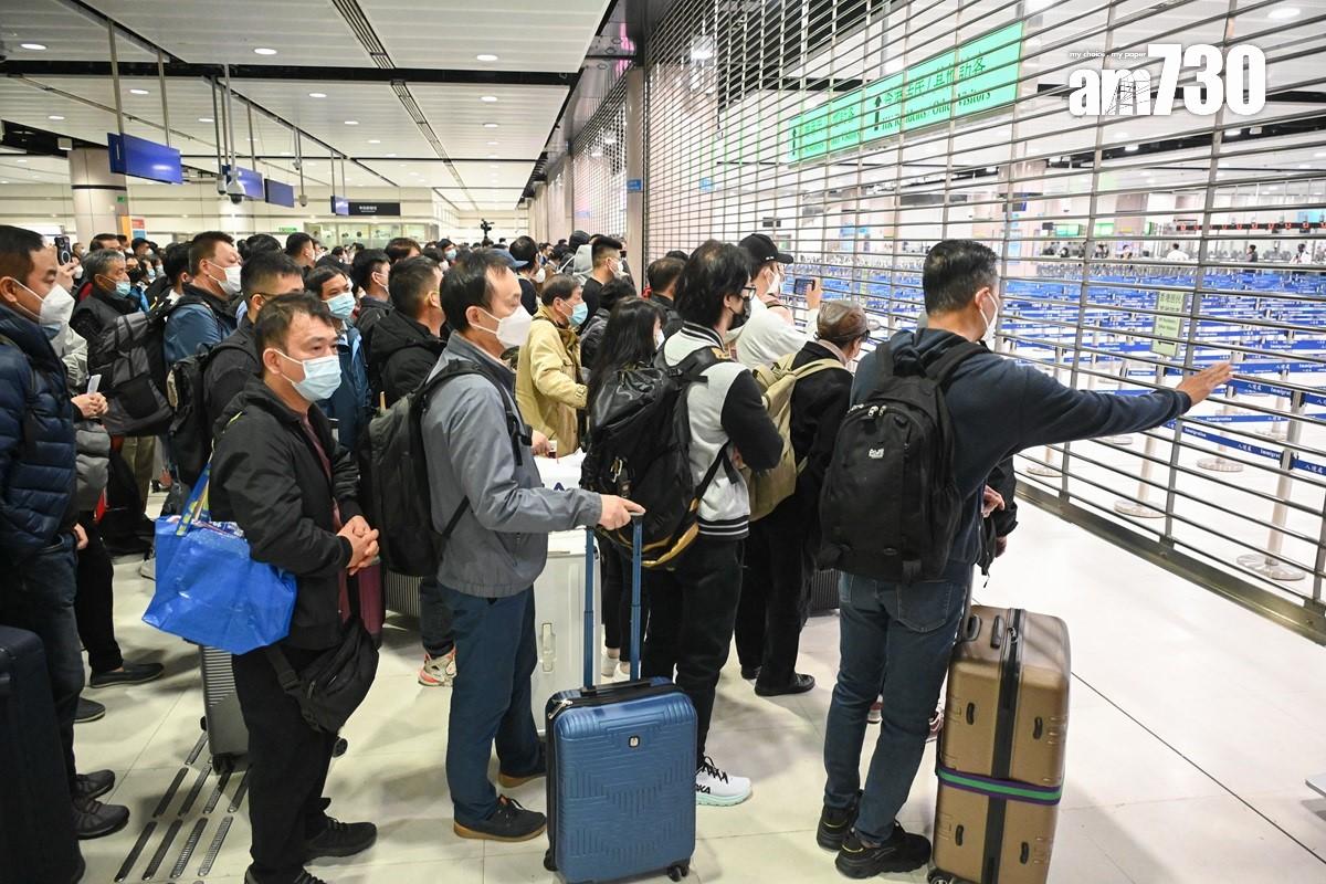 落馬洲支線管制站目前並非全日開放。(資料圖片)