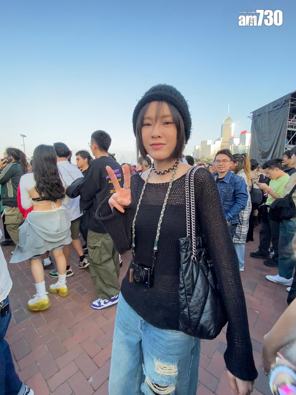 陳蕾亦有準時到場支持,她表示也有聽開ATARASHII GAKKO!的歌曲。