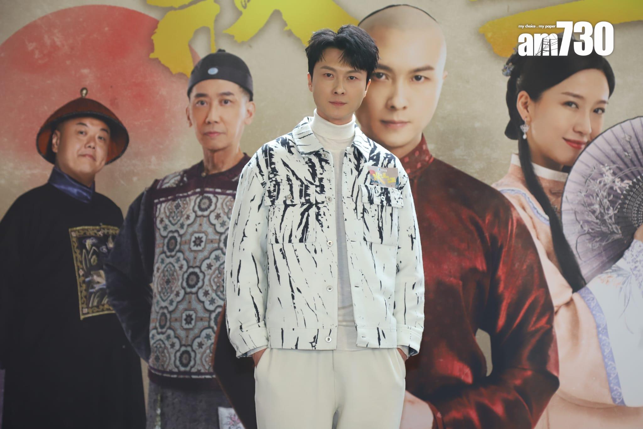 王浩信為TVB新劇《狀王之王》現身宣傳。 (羅錦鴻攝)