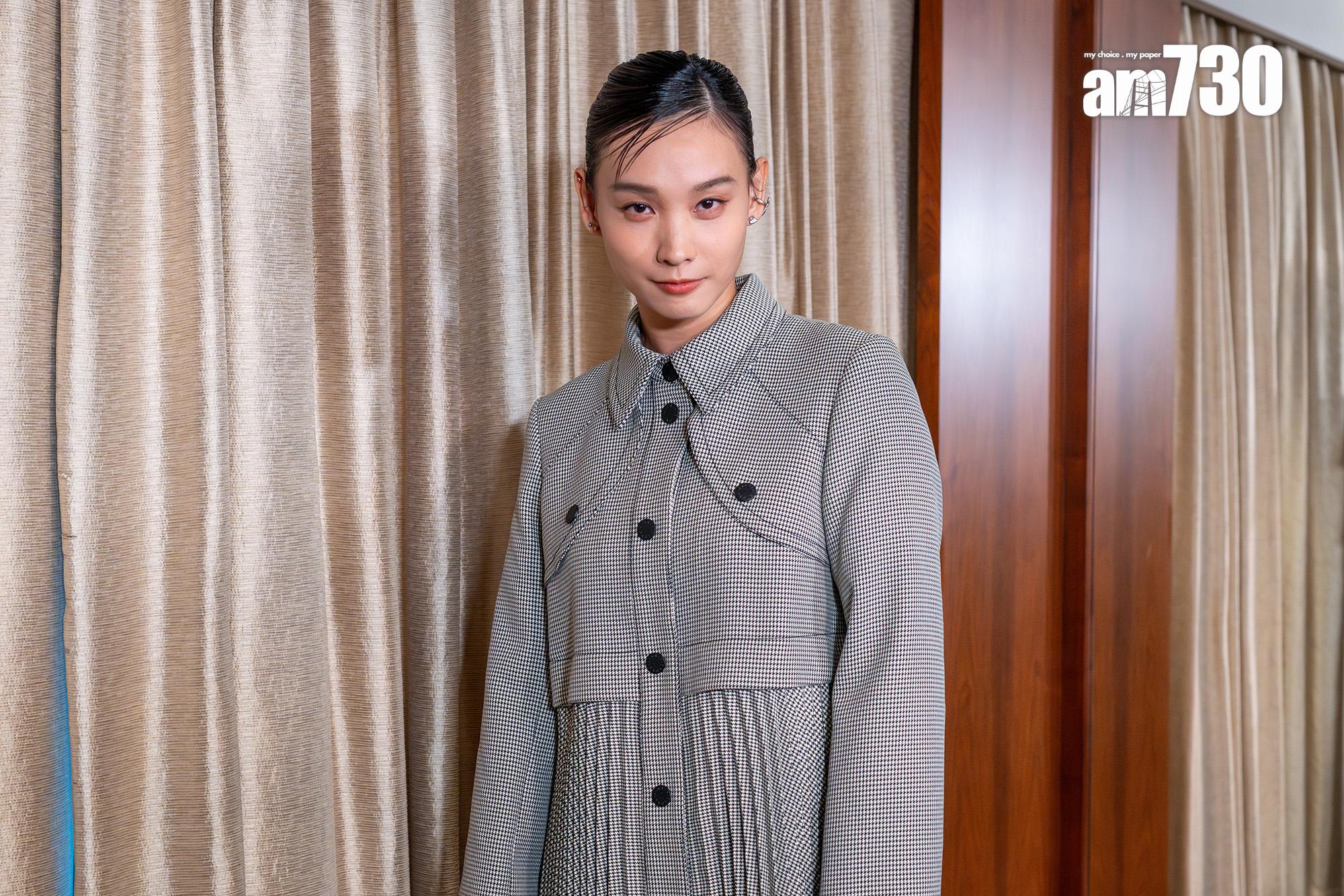 談善言獲劉德華讚表現淡定。(陳奕釗攝)