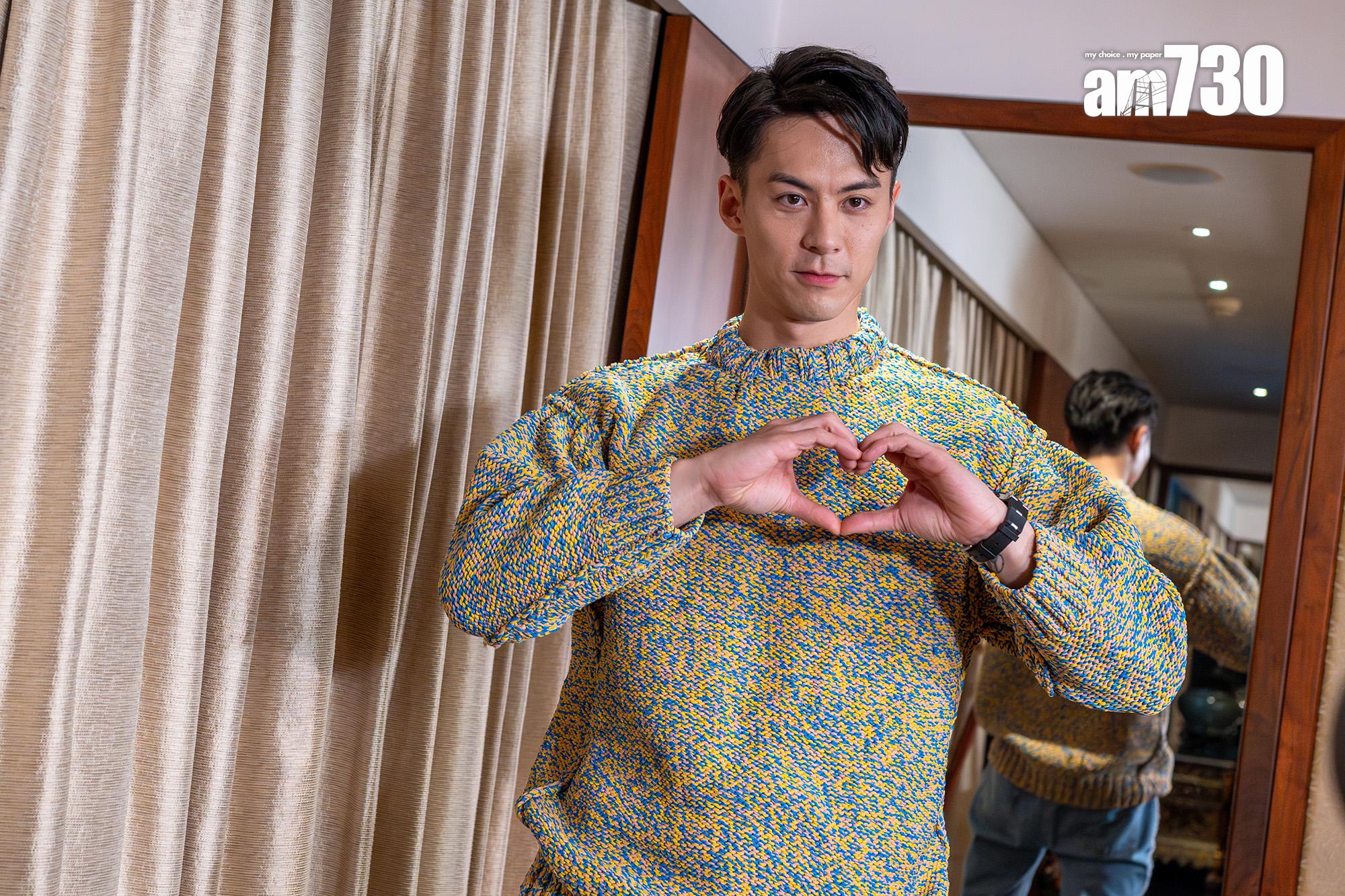 朱鑑然獲劉德華讚演戲專注投入。(陳奕釗攝)