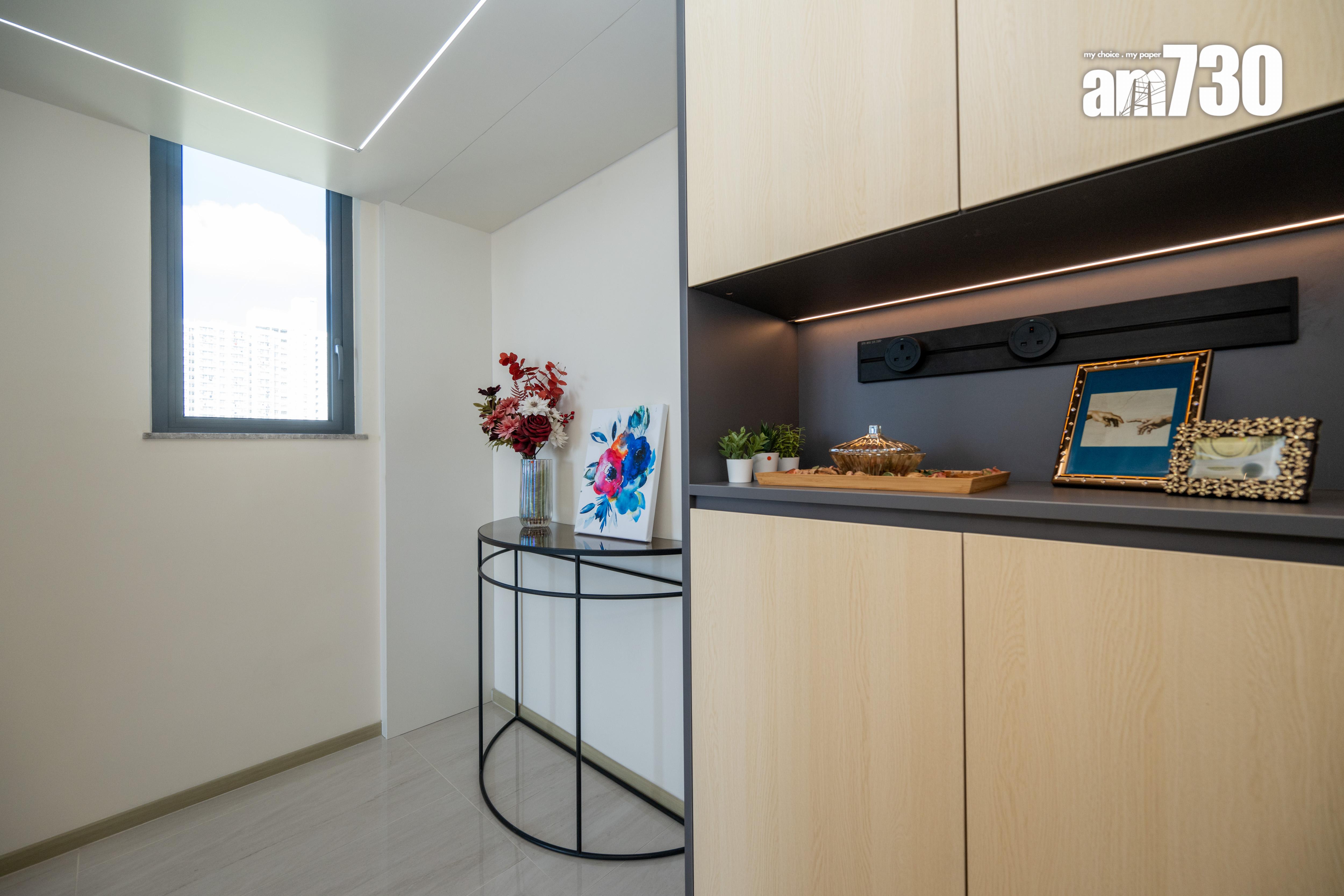 瓏碧示範單位|354方呎連傢俬一房首登場!隱藏式折疊梯通往空中書房(多圖有片) |九龍城新盤