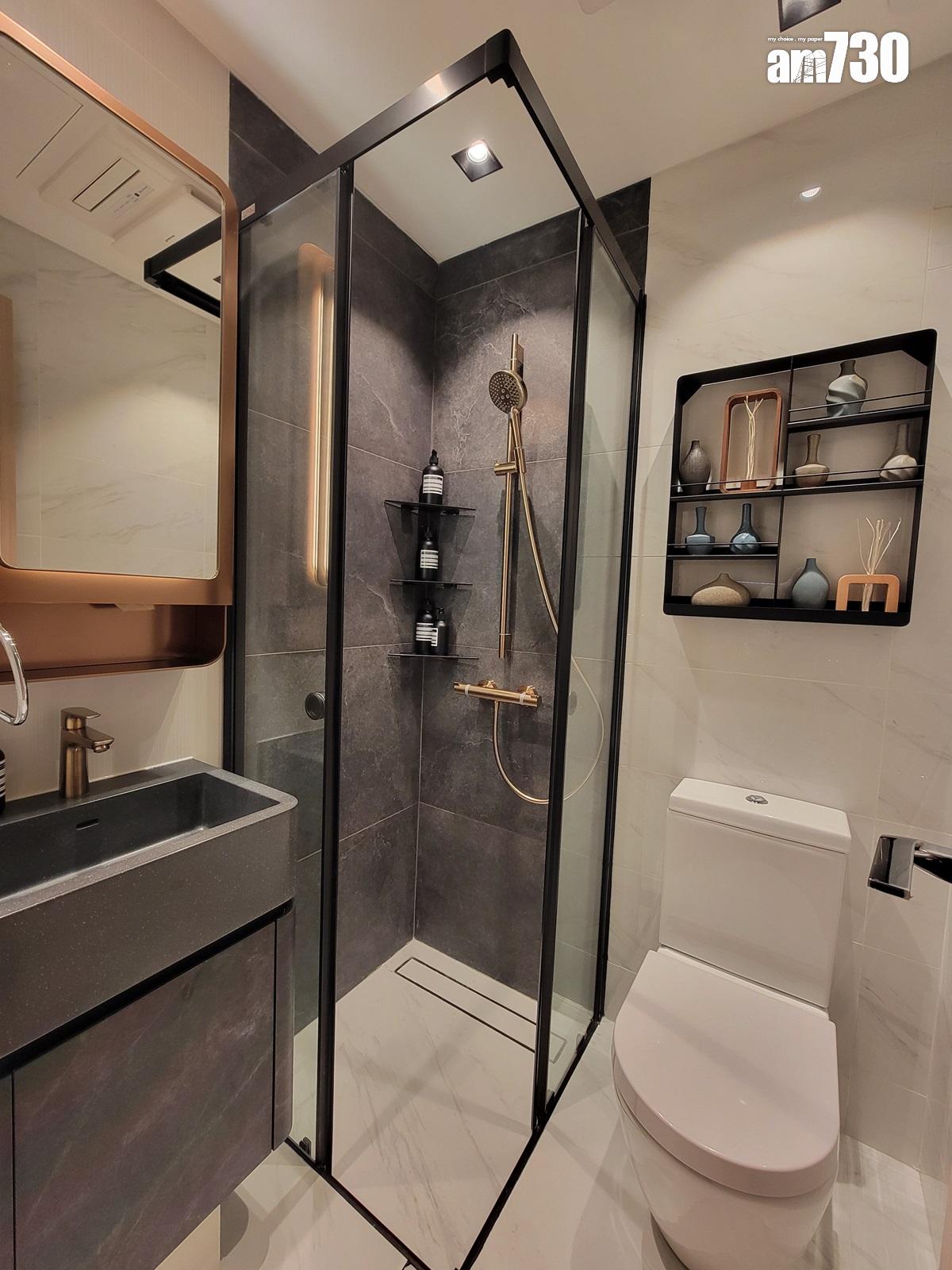 Elize PARK示範單位|淺木色及米白色為主調 一房連裝修特設360度旋轉電視架(多圖有片)|旺角新盤