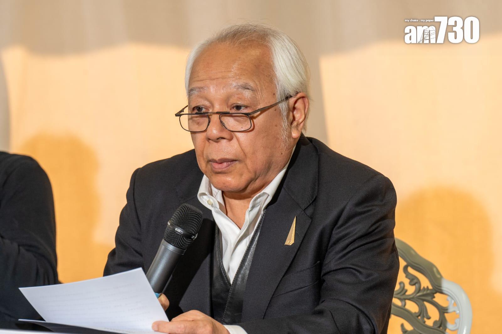 劇協頒獎禮遭停資助 會長反駁指佩戴有色眼鏡「睇咩都有顏色」(陳奕釗攝)