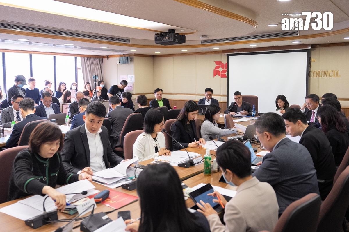 油尖旺區議會今日召開首次大會。(林靄怡攝)