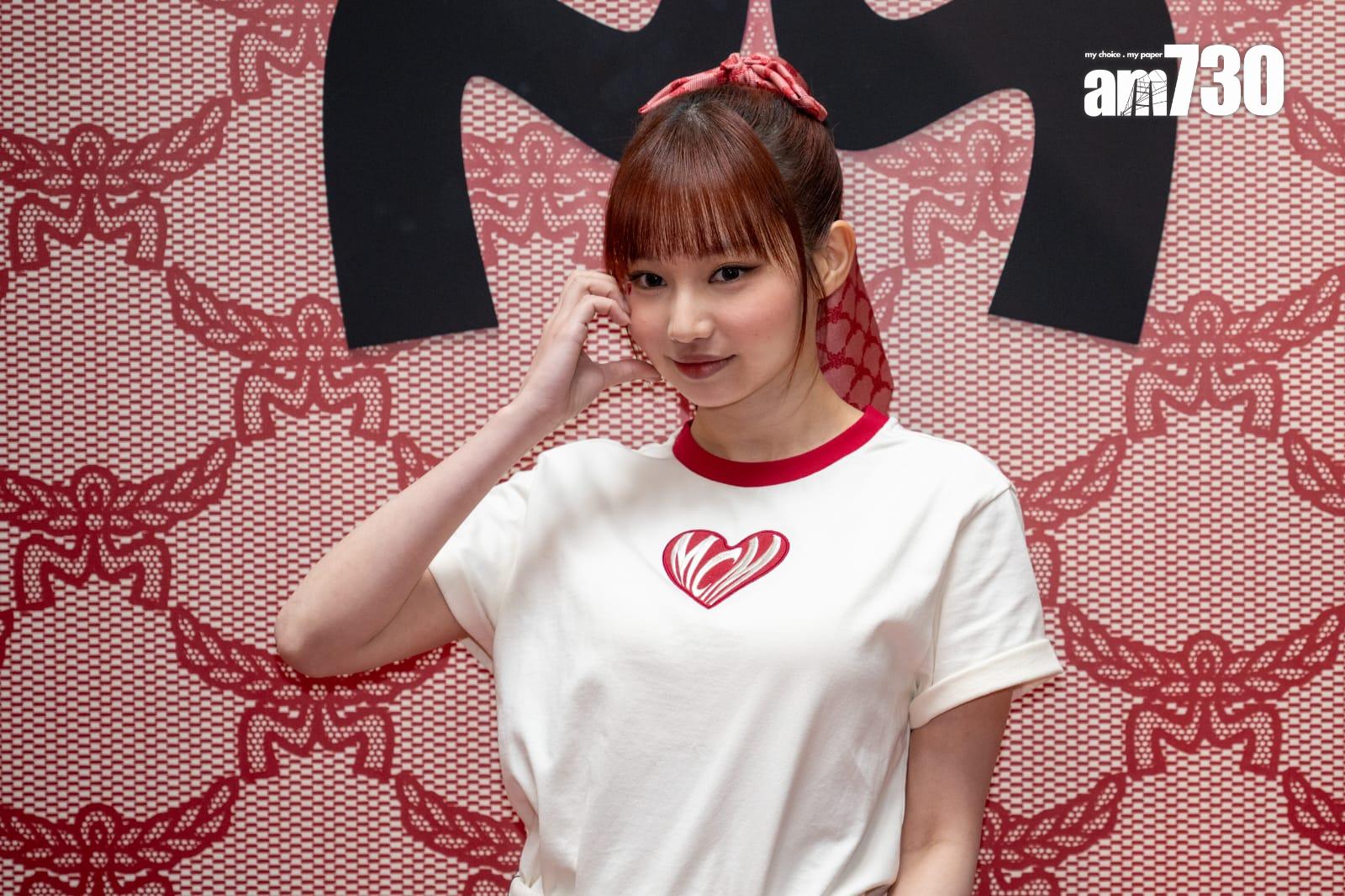 Day在活動上示範新裝。 (陳奕釗攝)