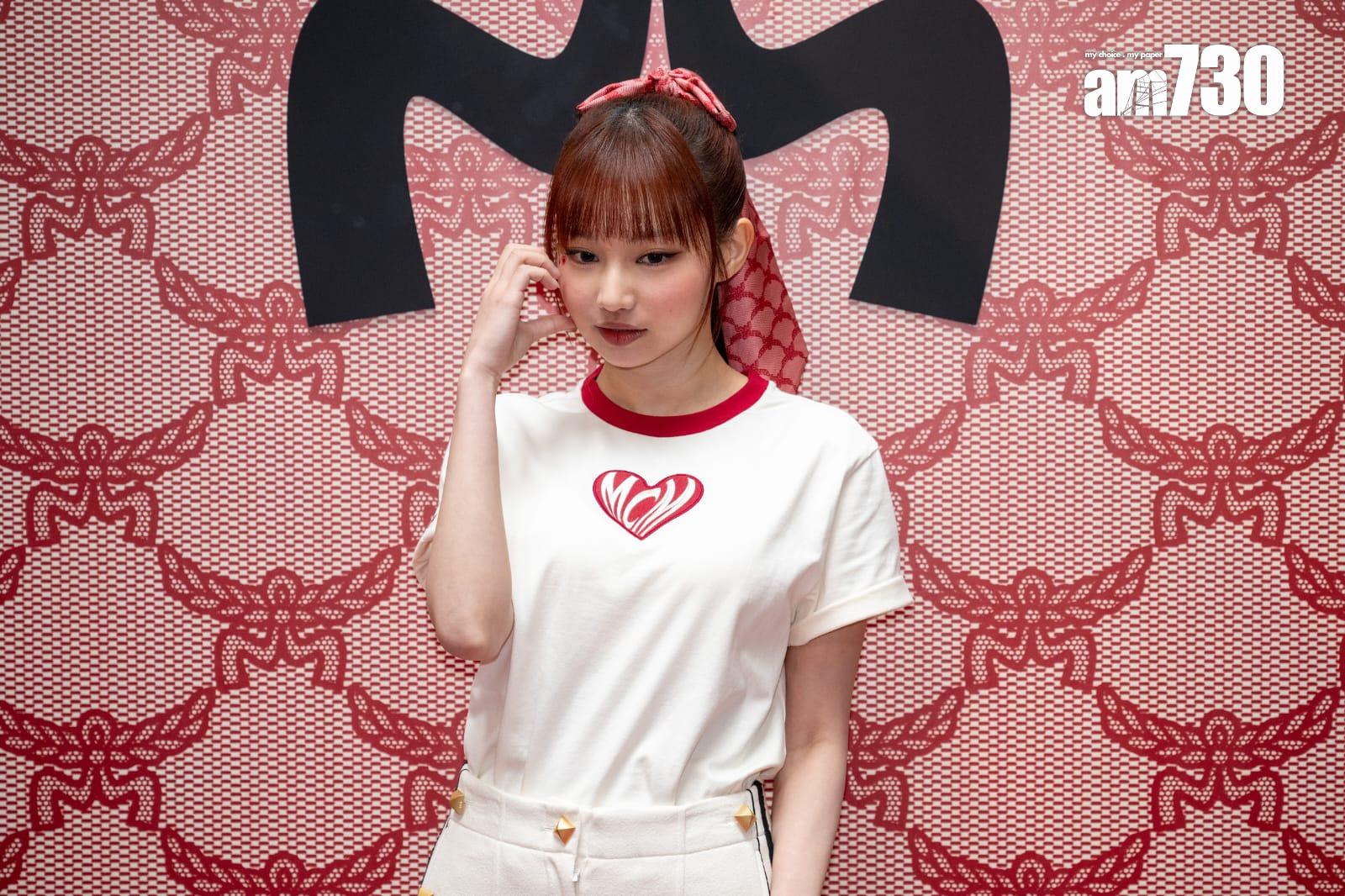 Day在活動上示範新裝。 (陳奕釗攝)