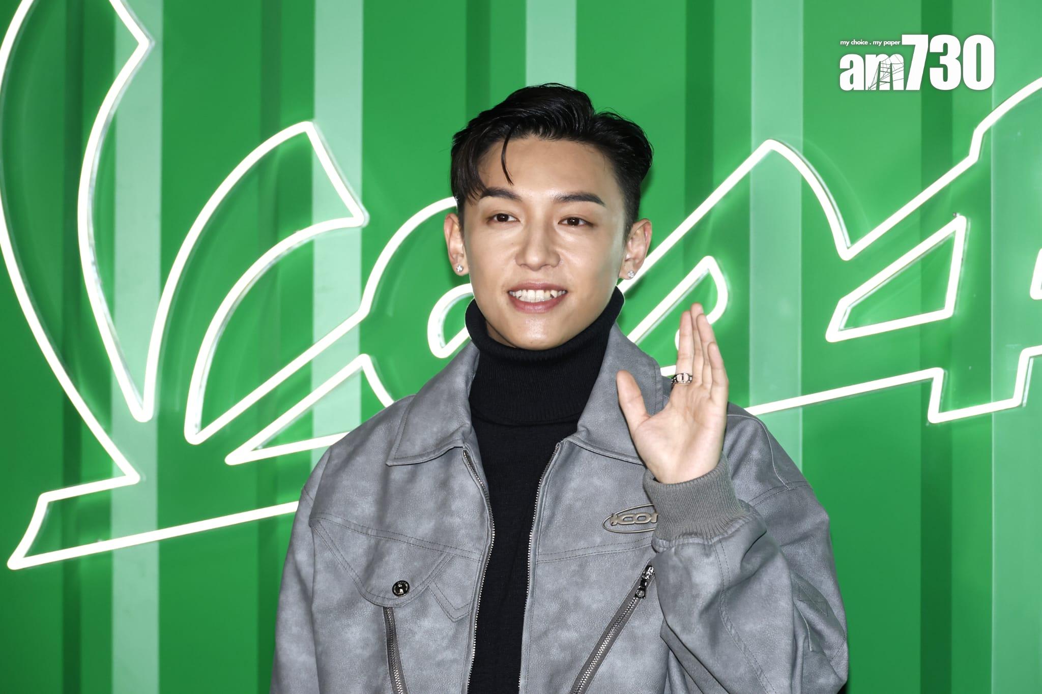 MC張天賦對於跟Bright同場自言好大壓力。 (林俊源攝)