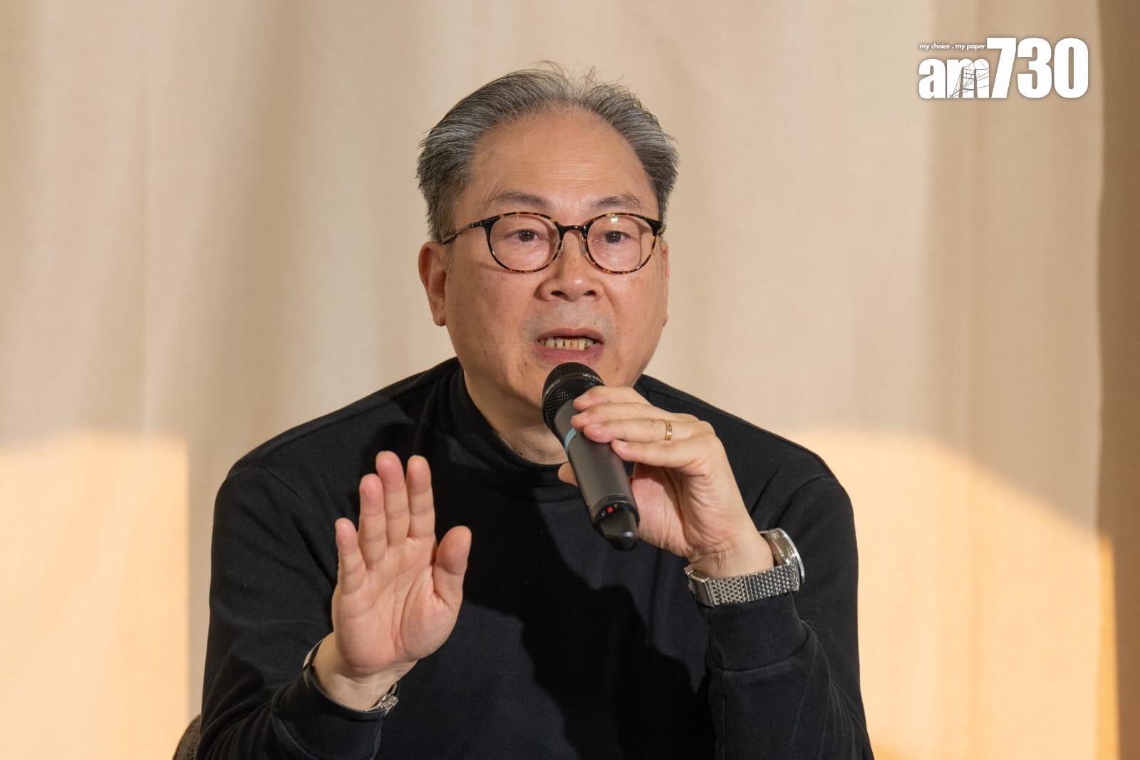 劇協頒獎禮遭停資助 會長反駁指佩戴有色眼鏡「睇咩都有顏色」(陳奕釗攝)