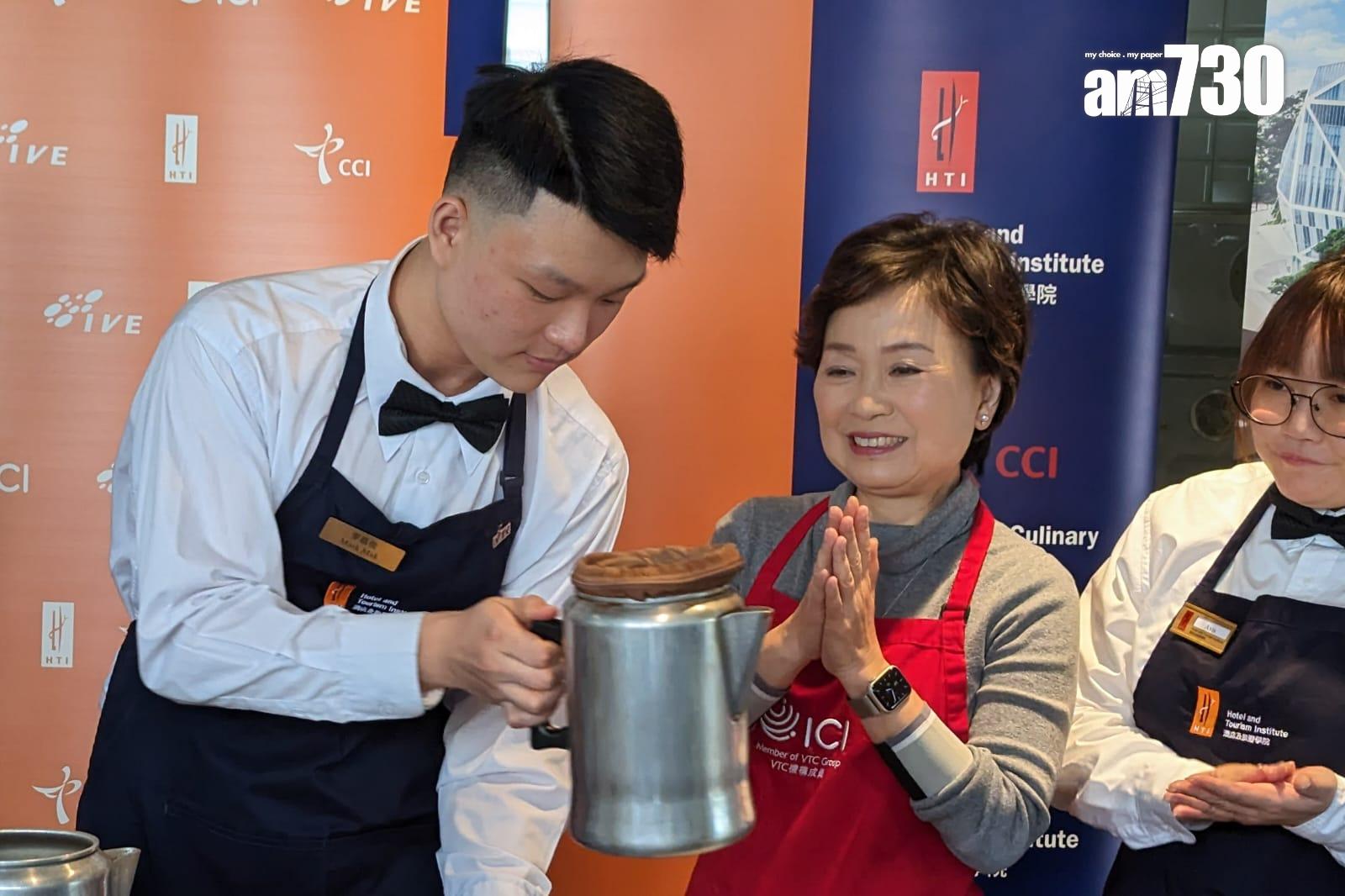 Ray Online|蔡若蓮第一次沖港式奶茶 形容茶底同香港一樣要多元