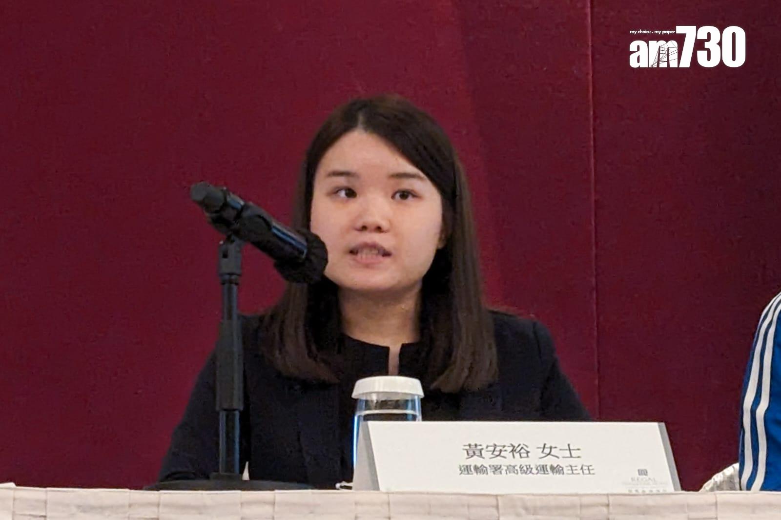 運輸署高級運輸主任黃安裕。(羅庸軒攝)