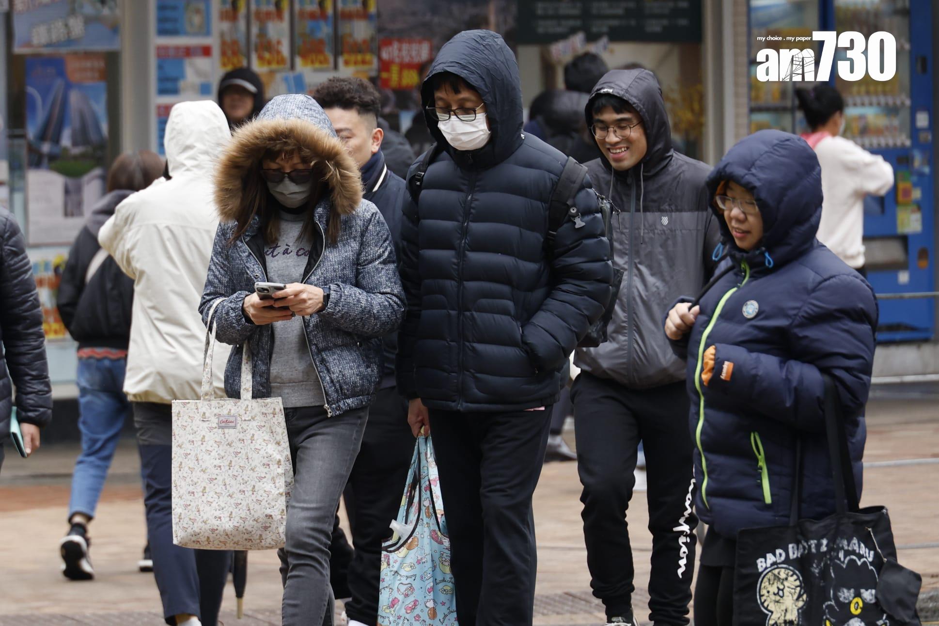 天文台今日早上一度錄得6.3度,為入冬以來最低。(林俊源攝)