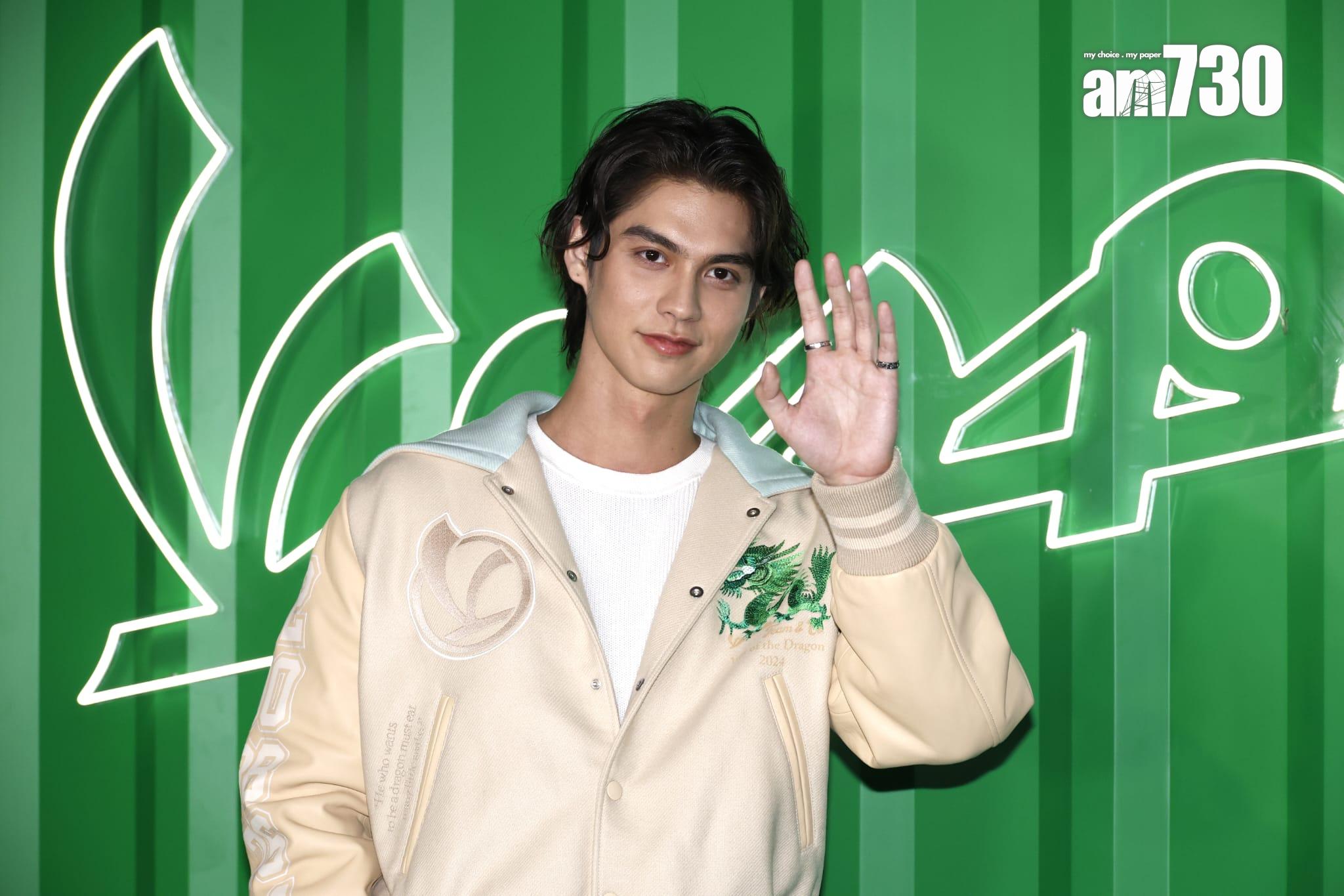 Bright現身中環PMQ,應意大利品牌Vespa邀請出席發布活動。