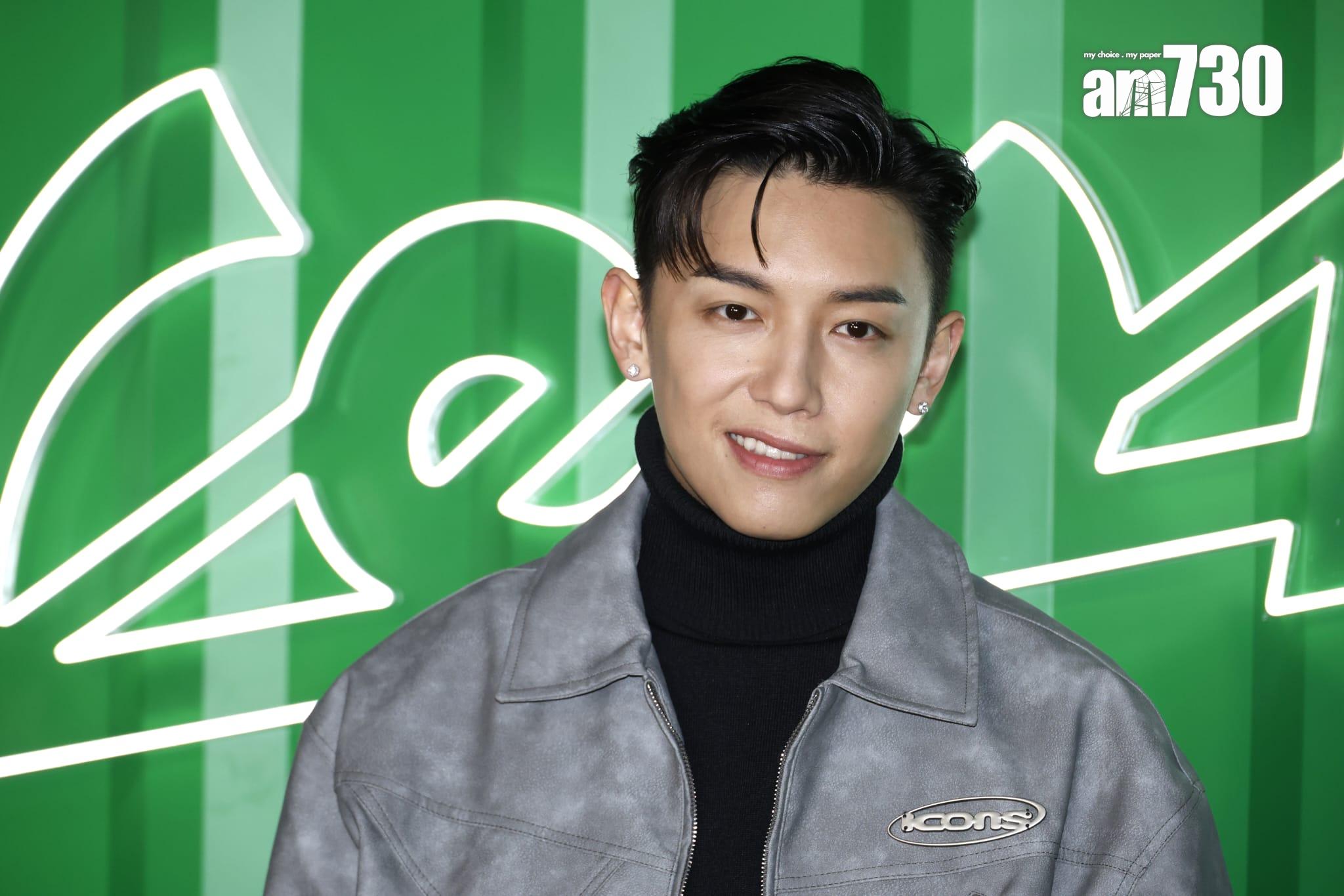 MC張天賦對於跟Bright同場自言好大壓力。 (林俊源攝)