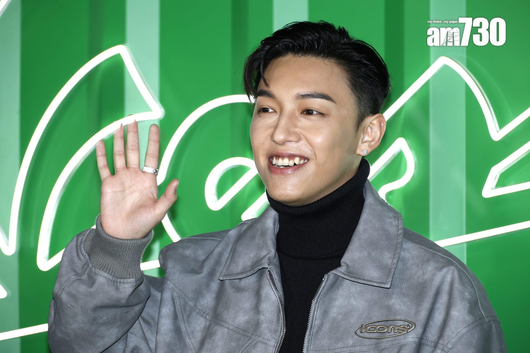 MC張天賦對於跟Bright同場自言好大壓力。 (林俊源攝)