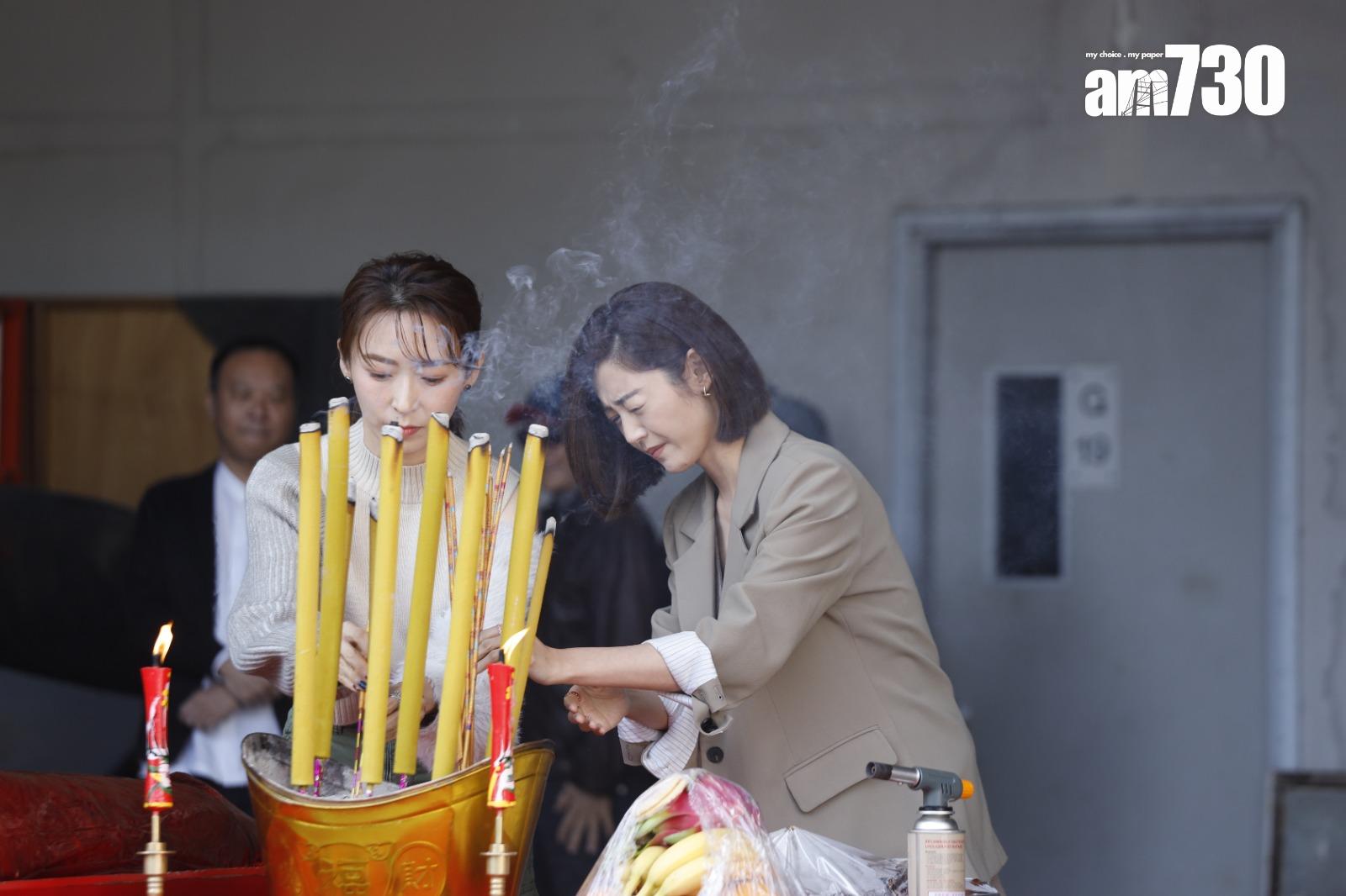 英皇新片《破·地獄》今日早上進行開鏡儀式。 (關樂欣攝)