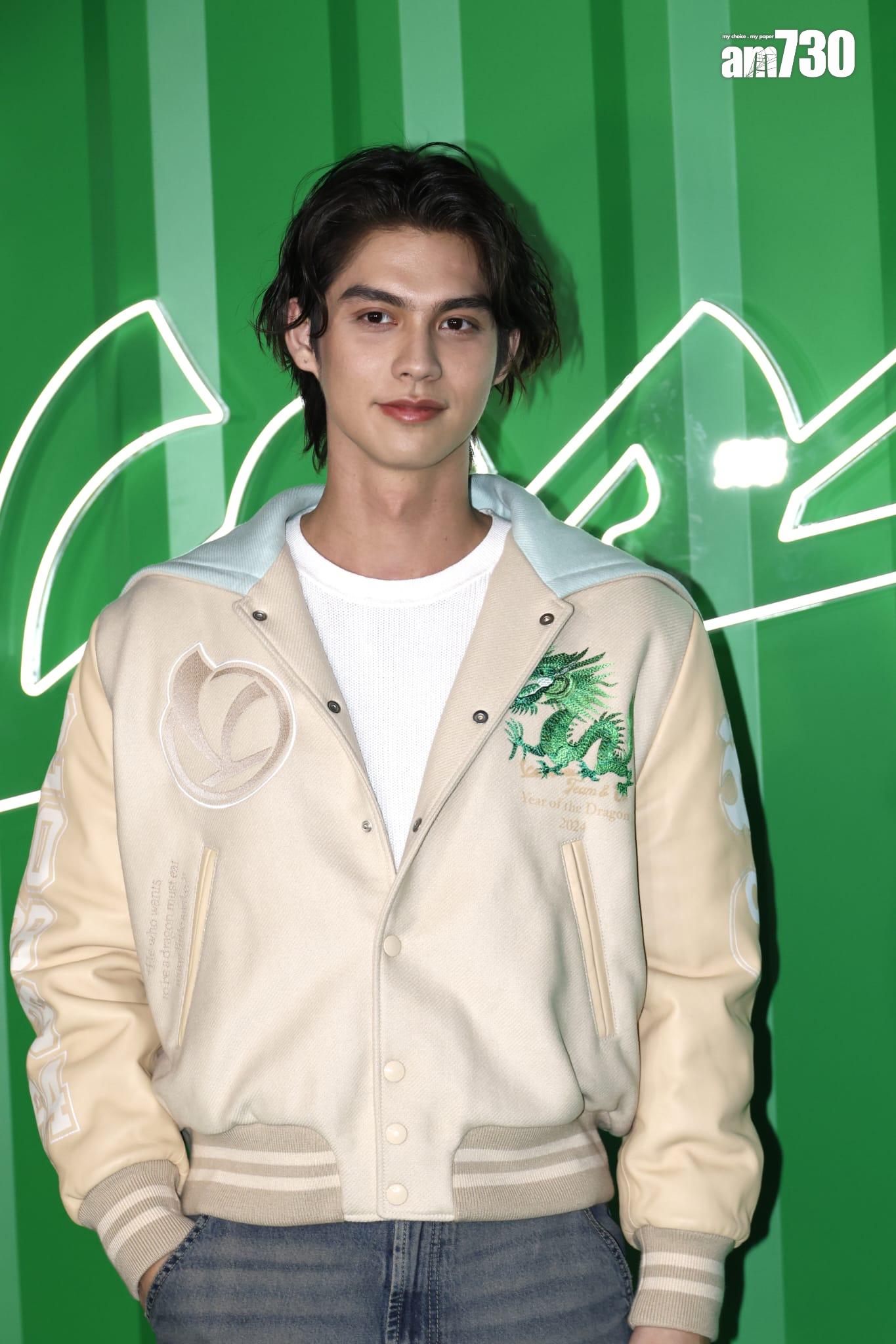 Bright現身中環PMQ,應意大利品牌Vespa邀請出席發布活動。