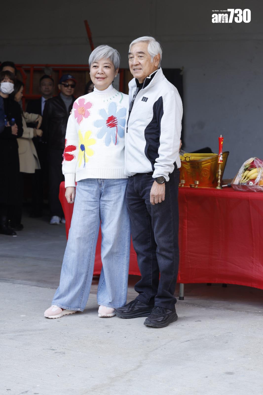 英皇新片《破·地獄》今日早上進行開鏡儀式。 (關樂欣攝)