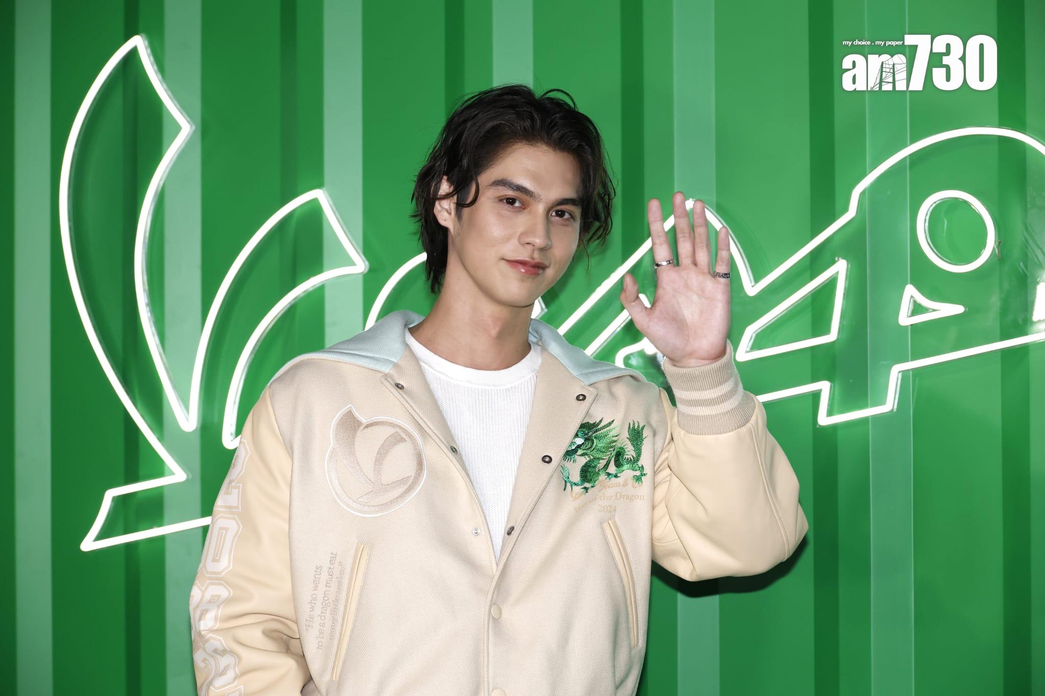 Bright現身中環PMQ,應意大利品牌Vespa邀請出席發布活動。