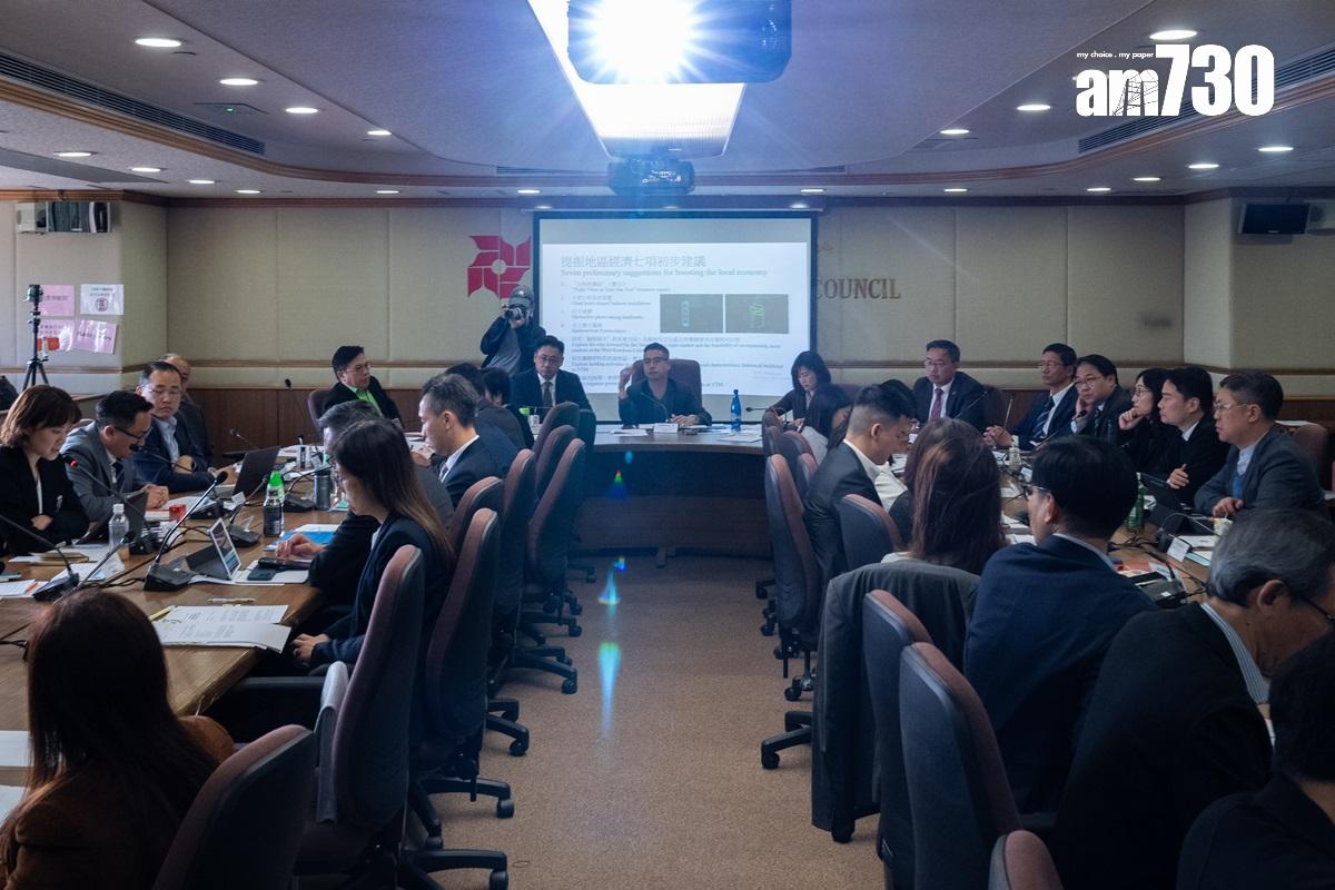 油尖旺區議會今日召開首次大會。(林靄怡攝)