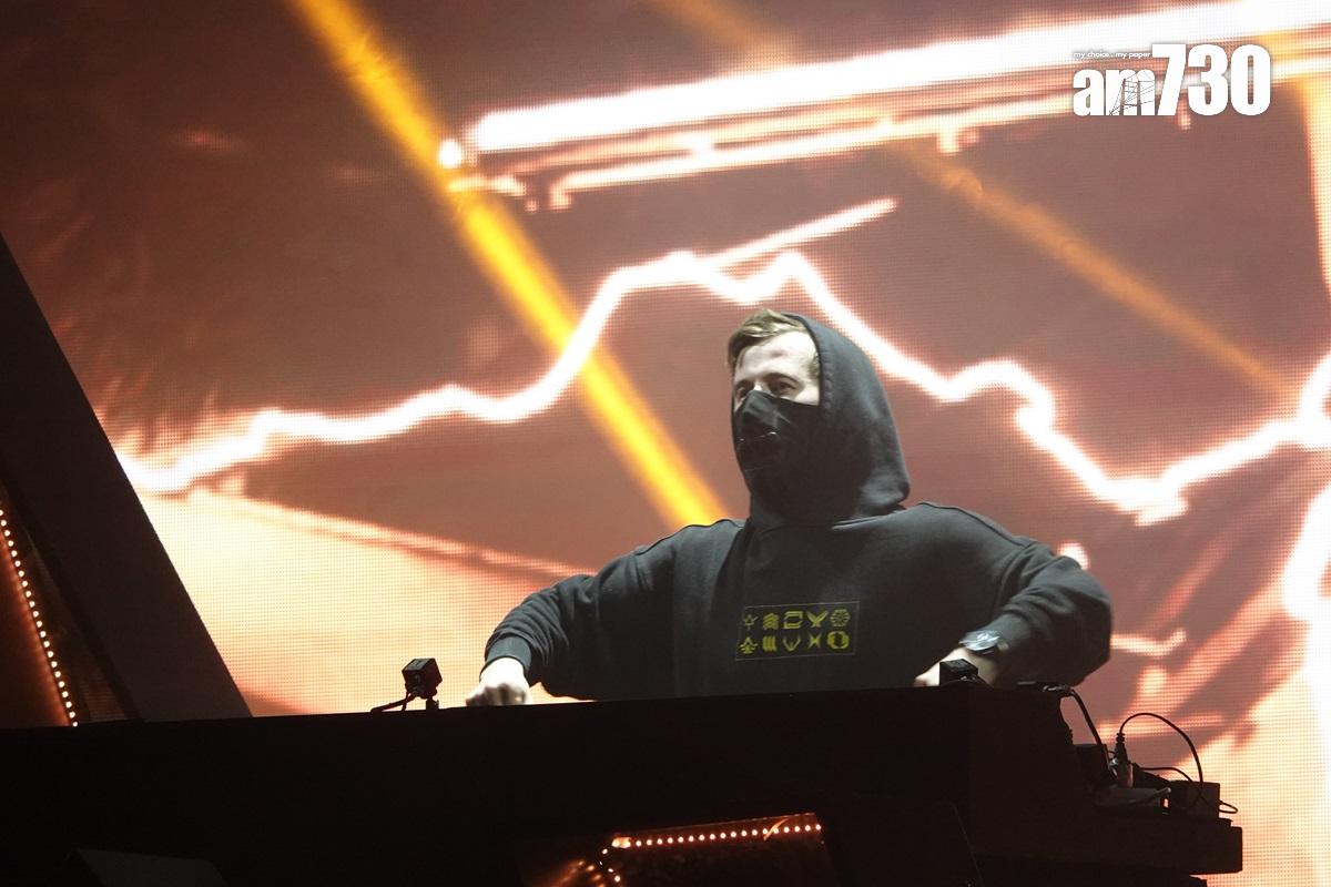 挪威電音DJ及音樂人Alan Walker 2023年初在港舉辦演唱會。(資料圖片/陳奕釗攝)