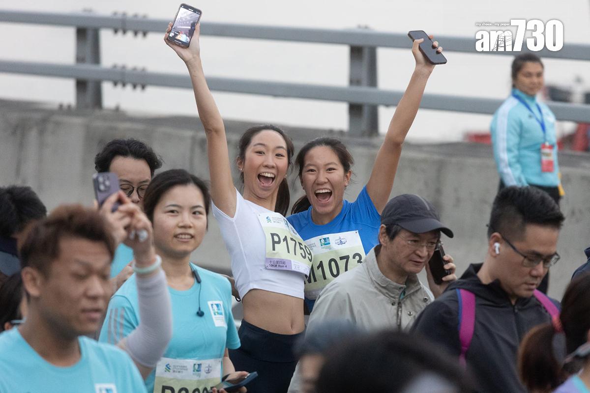 馬拉松10公里賽事在東區走廊舉行。(蘇文傑攝)