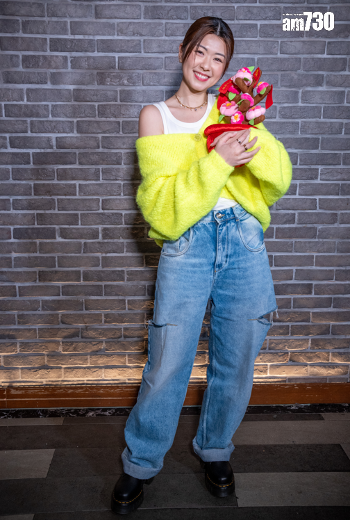 劉沛蘅Hillary談擇偶條件,表示醜樣免問。 (陳奕釗攝)