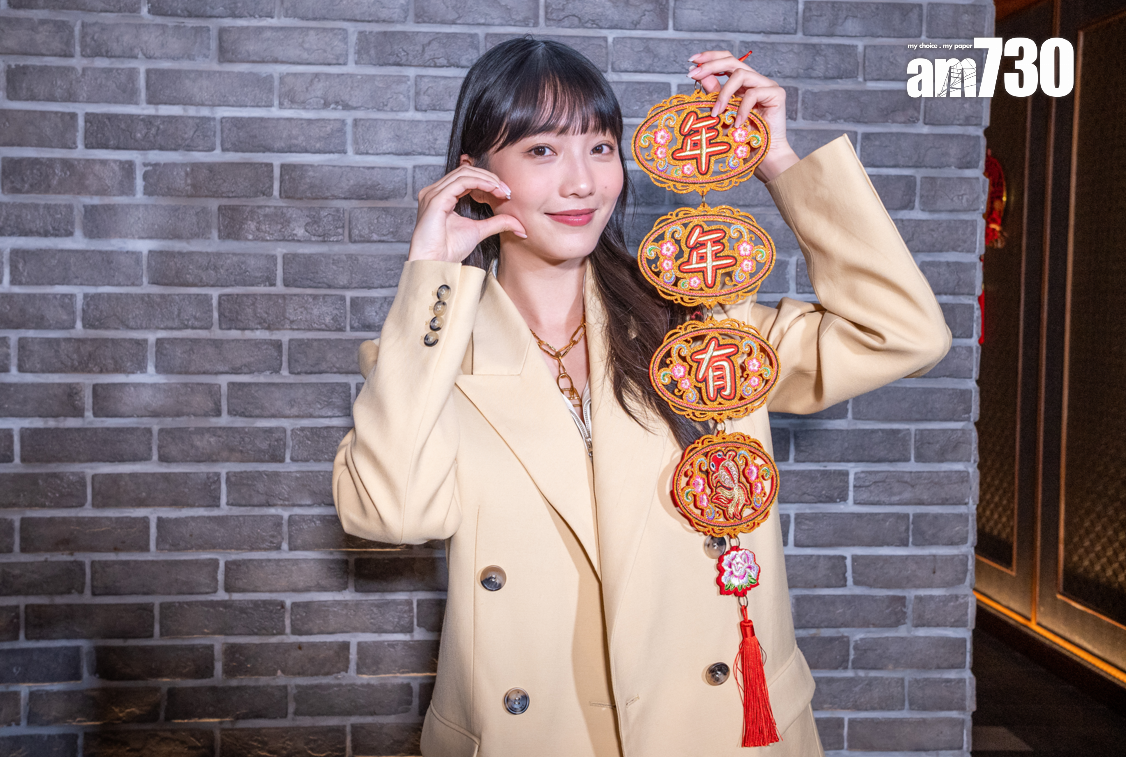 Kiki表示拜年見親戚最怕被問感情狀況。 (陳奕釗攝)