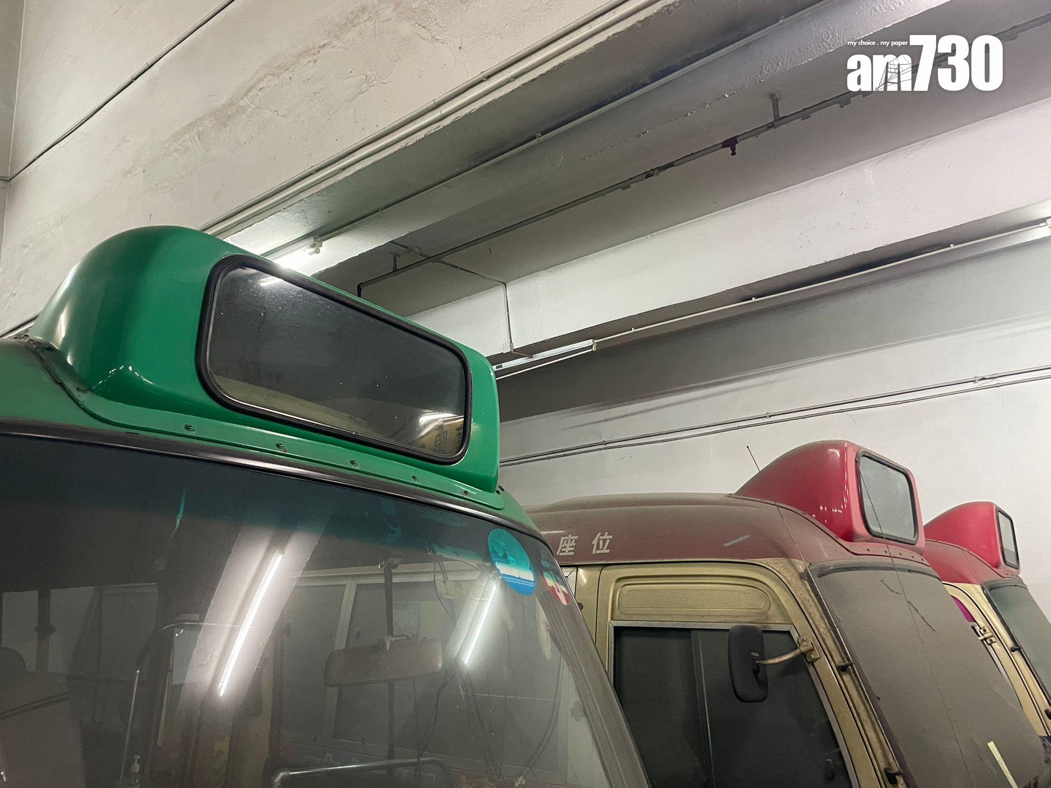 本報取得的相片顯示,相信是「銀主車」的小巴。