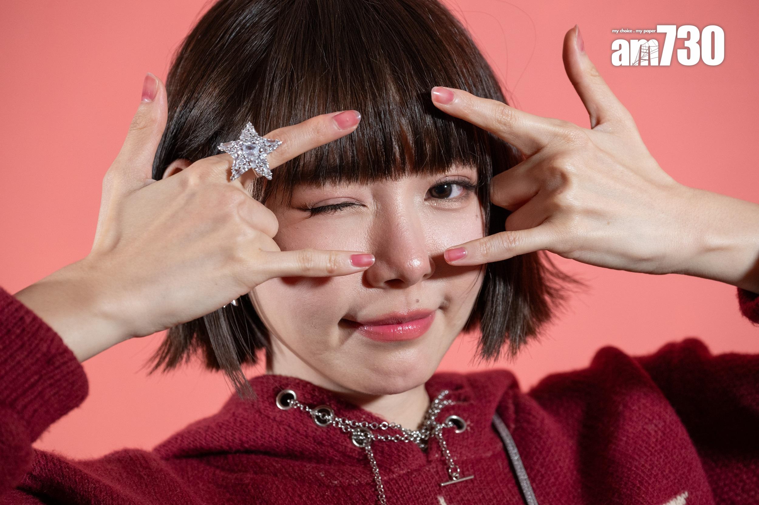 林明禎被《飯戲攻心2》裡的廣東話歇後語考起。(陳奕釗攝)