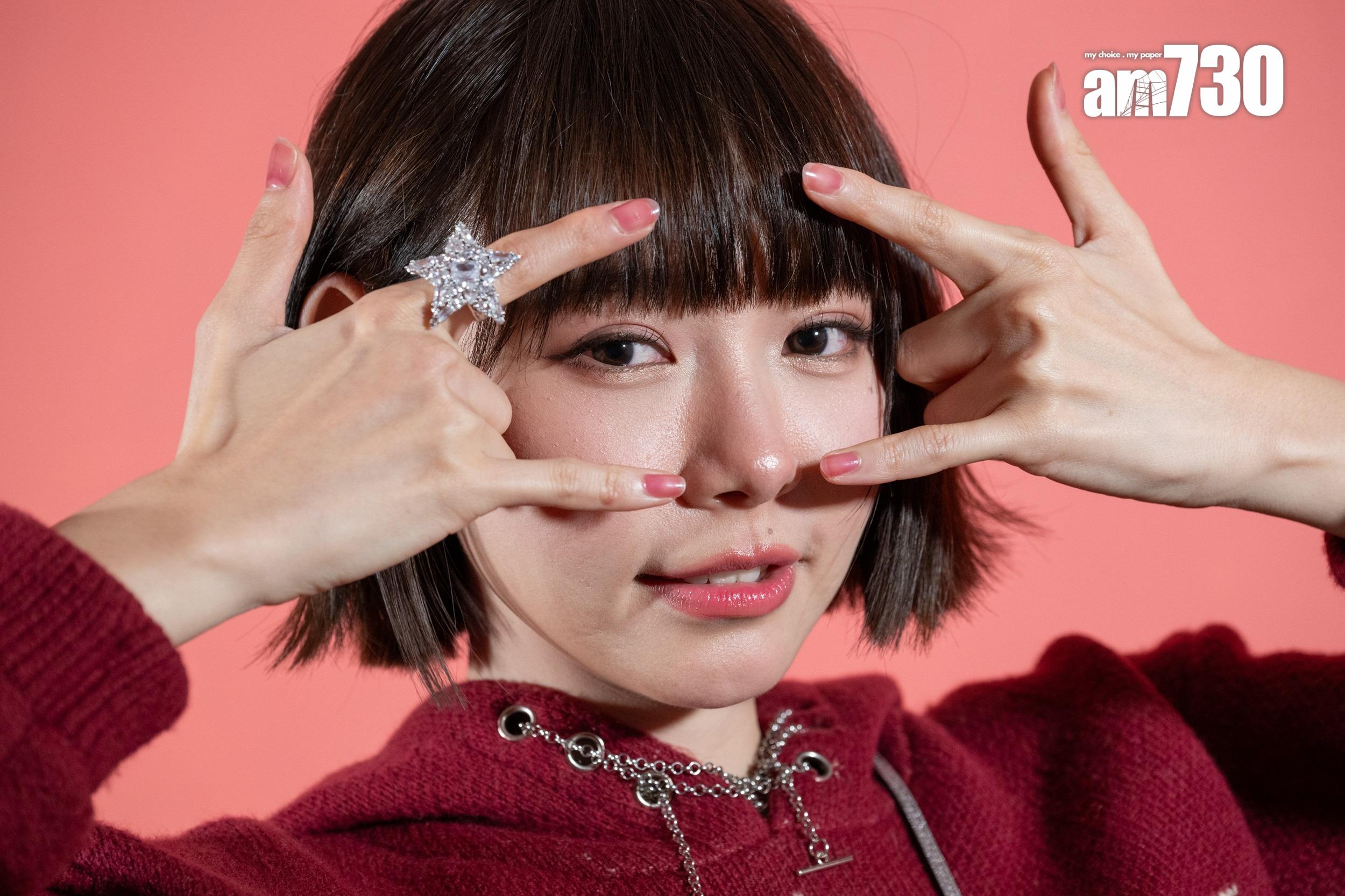 林明禎被《飯戲攻心2》裡的廣東話歇後語考起。(陳奕釗攝)