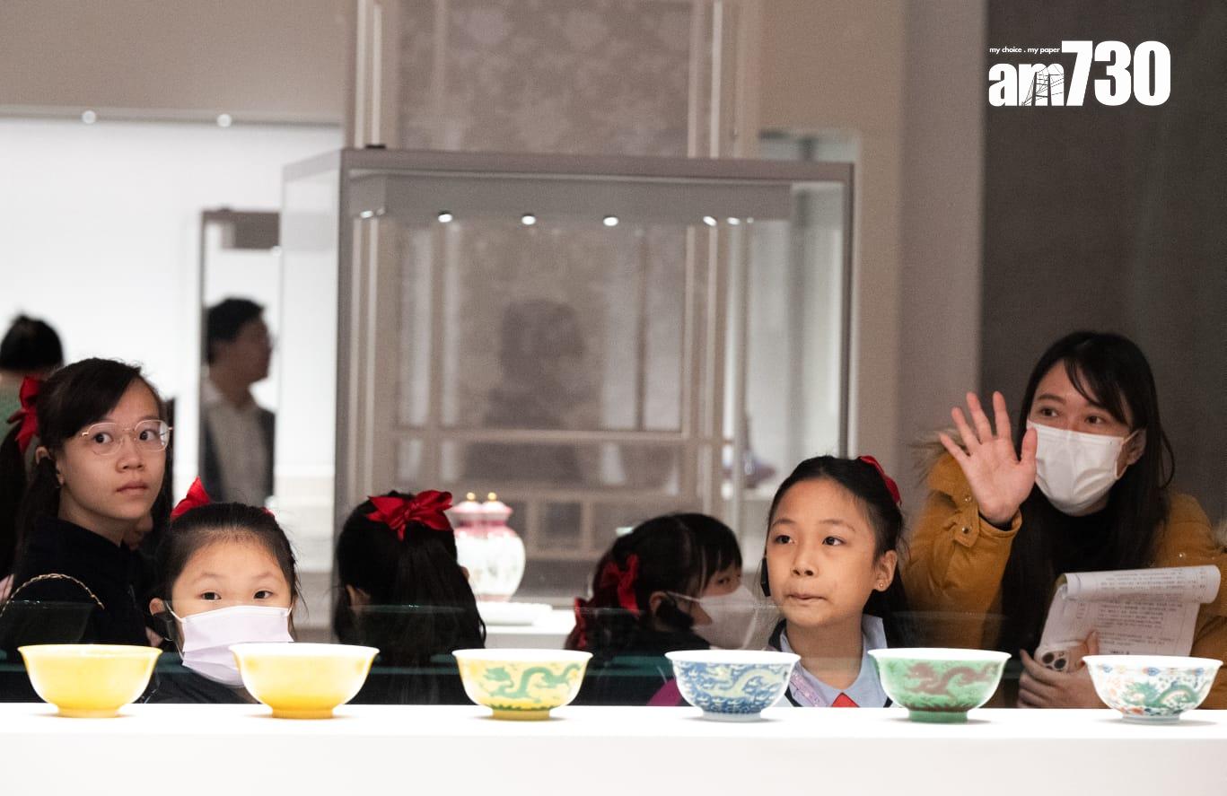 香港故宮賀年展品。(資料圖片/林靄怡攝)