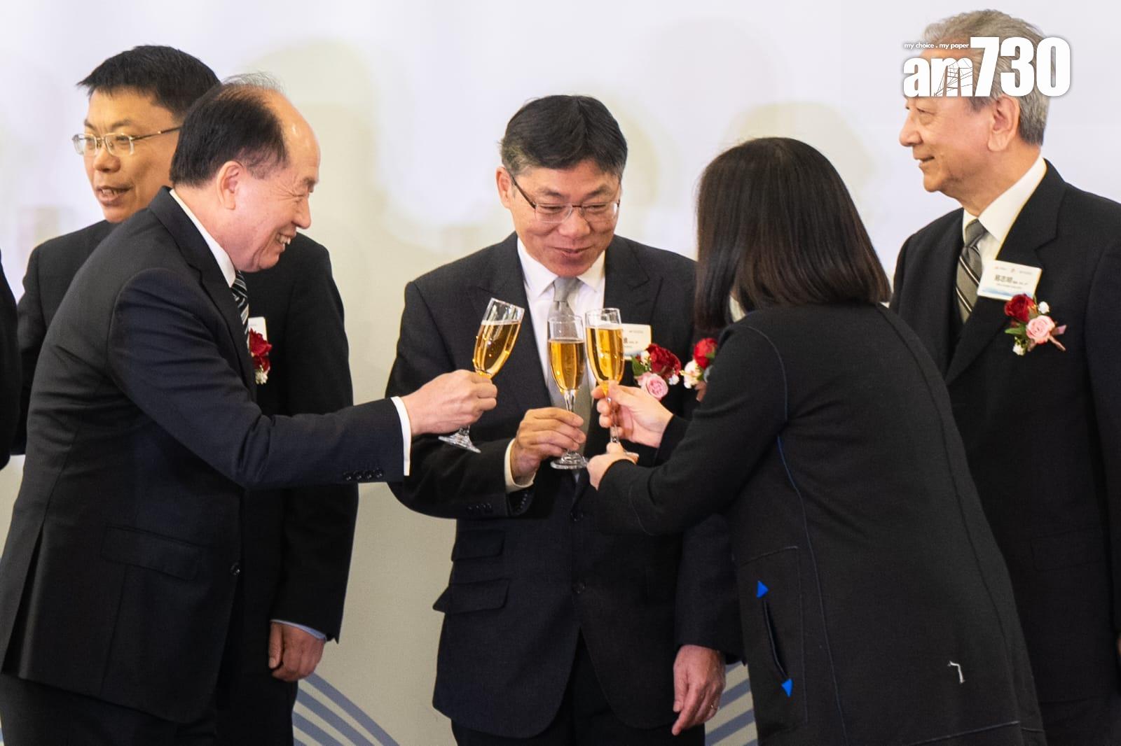 政府船隻資助計劃首批新船發布典禮,運輸及物流局局長林世雄出席及致辭。(林靄怡攝)