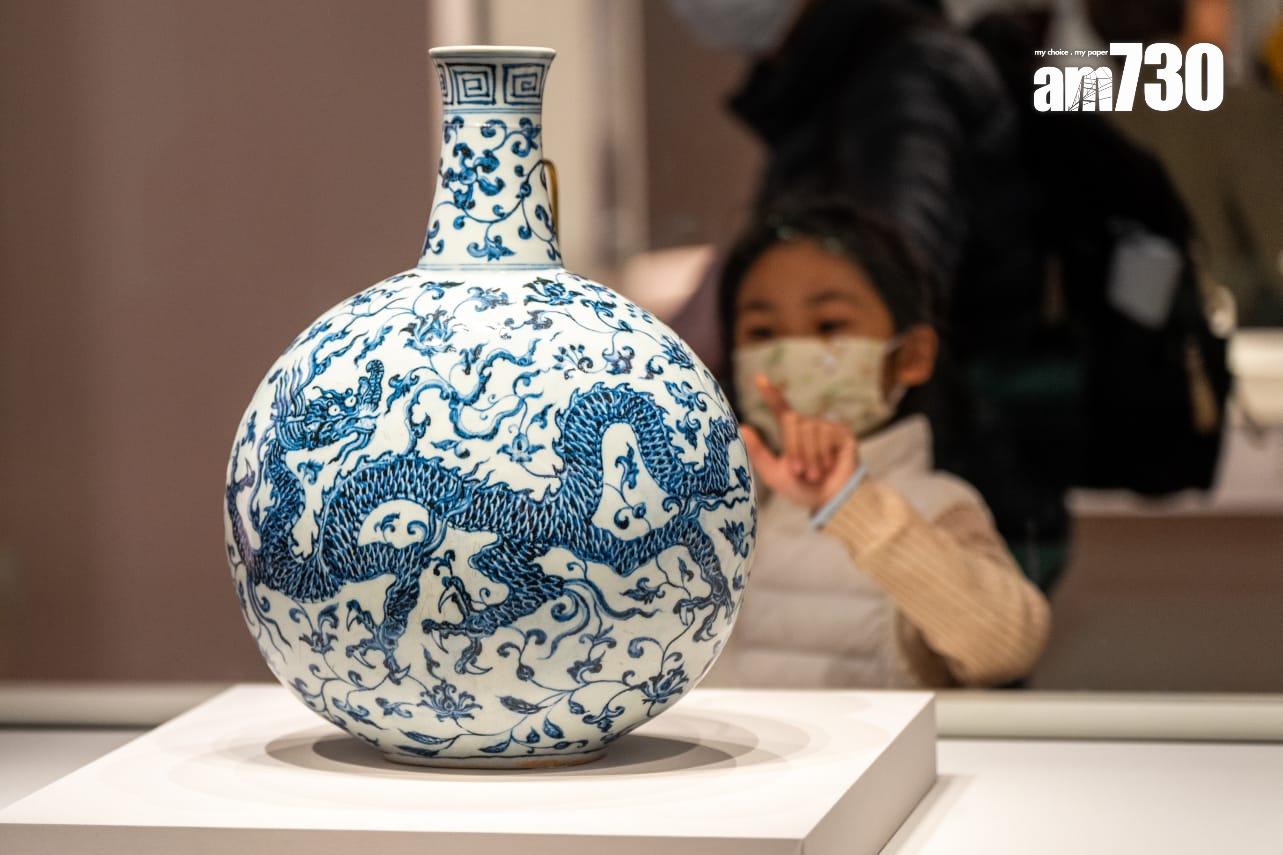 香港故宮賀年展品。(資料圖片/林靄怡攝)