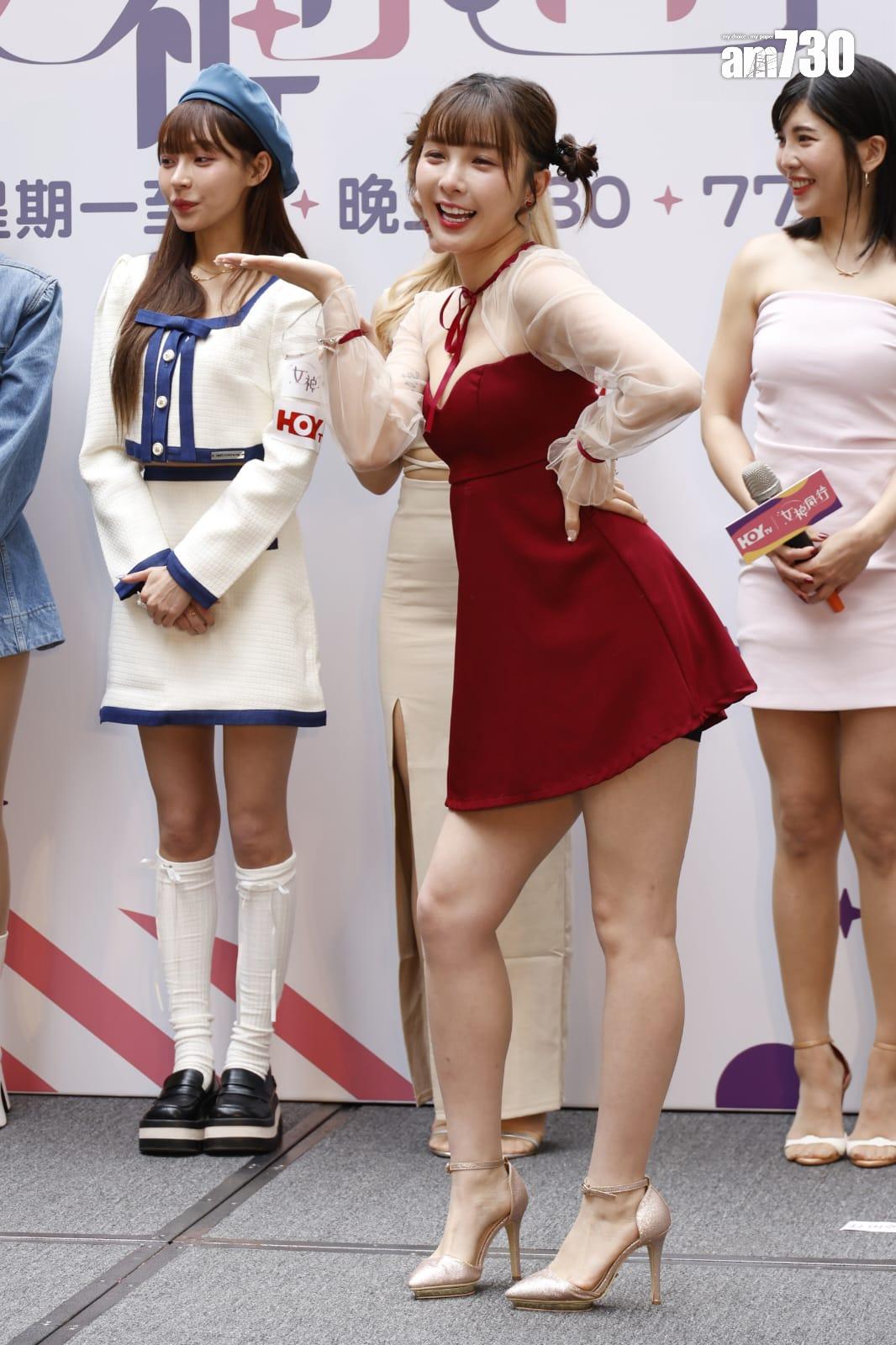 HOY TV全新節目《女神同行》今日辦活動造勢。 (林俊源攝)