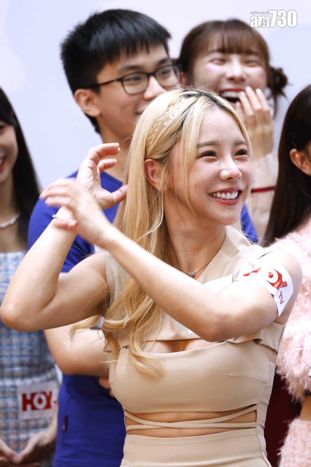 HOY TV全新節目《女神同行》今日辦活動造勢。 (林俊源攝)