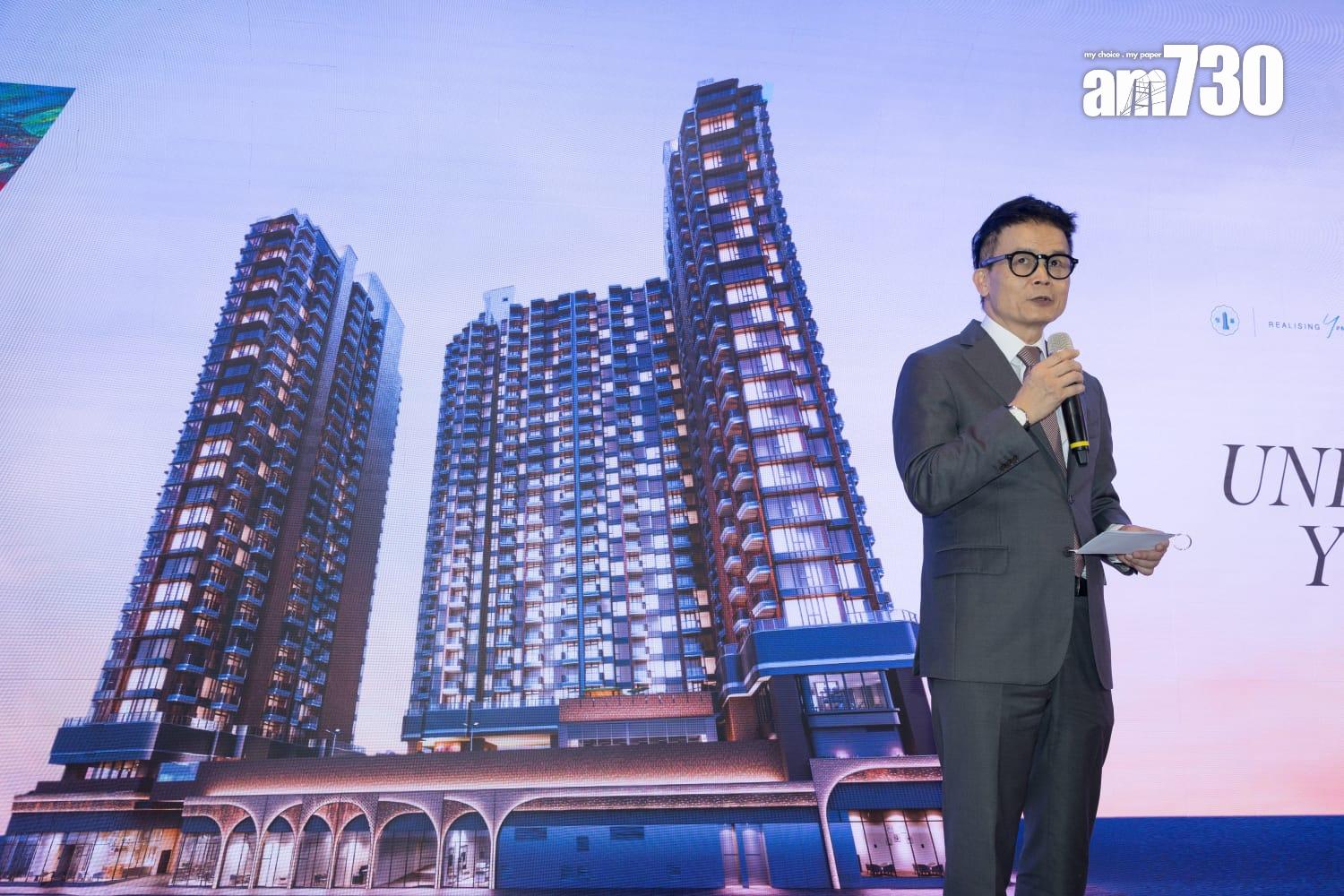 恒地長沙灣巴域街市區重建項目,為龍年頭炮新盤。(蘇文傑攝)