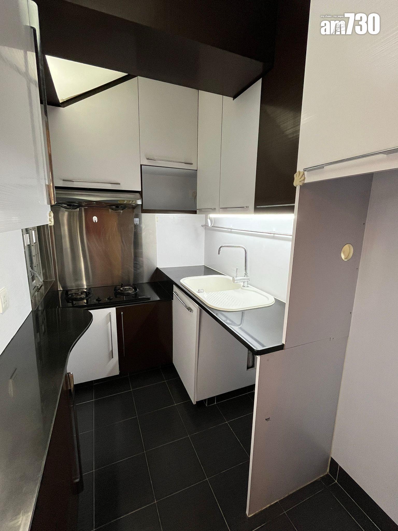 廚房裝修簇新企理。(代理提供)