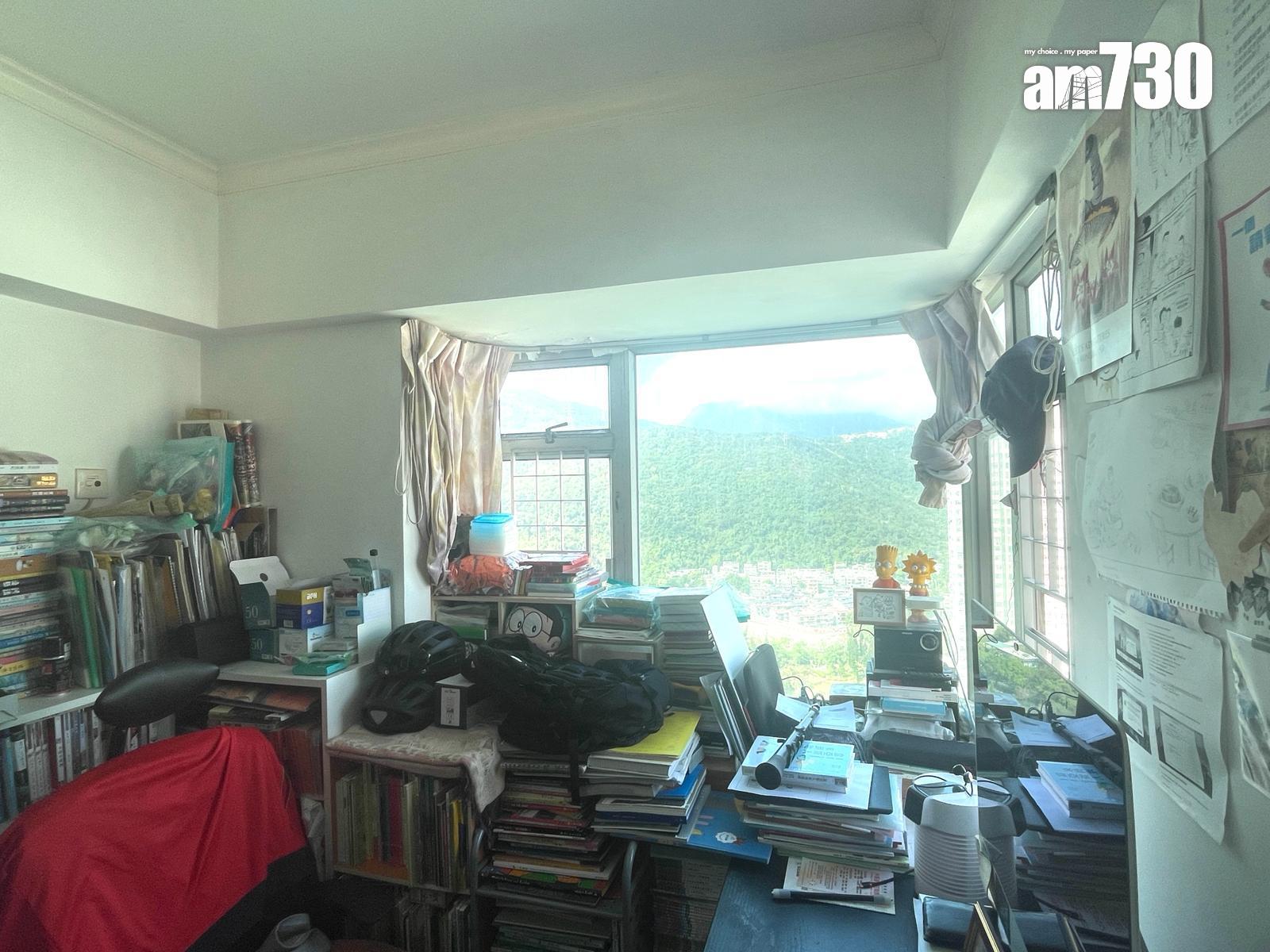 睡房景觀望翠綠山巒,清靜開揚。(代理提供)