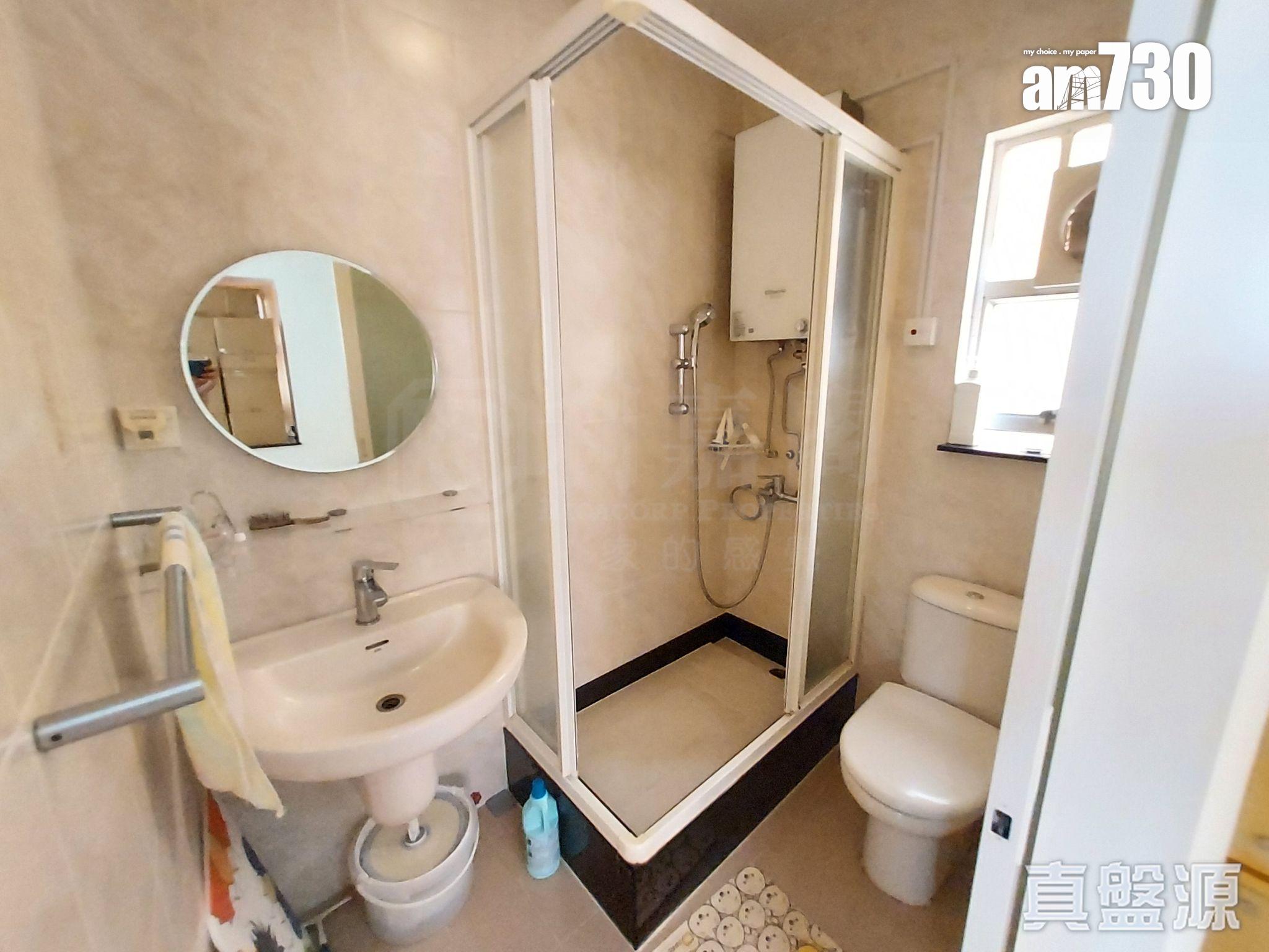 通爽光猛的明廁浴室,裝修企理。(代理提供)