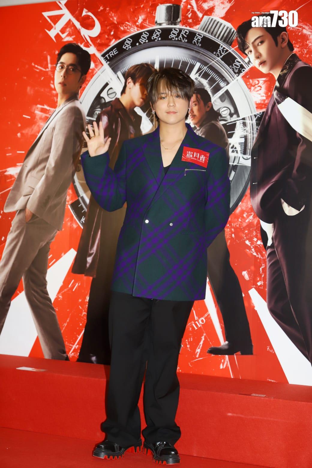 姜濤出席《盜月者》首映禮。(羅錦鴻攝)