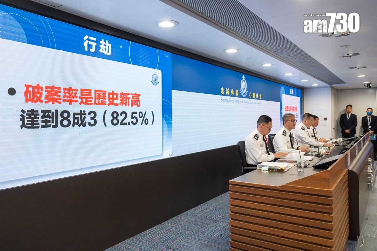 警方2023年結 詐騙案升四成 接6人就美斯缺賽報案 (林靄怡攝)