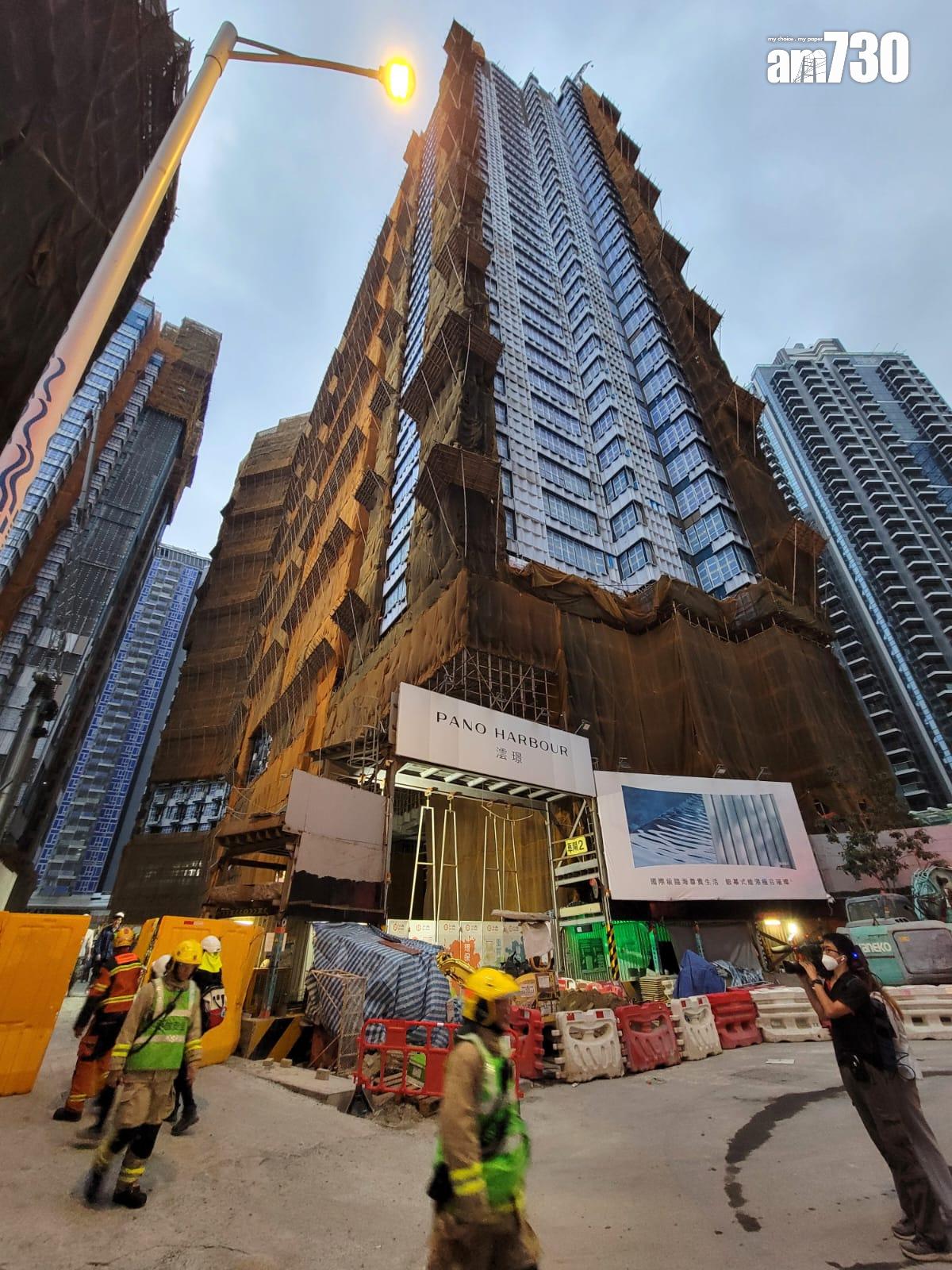 啟德澐璟地盤大型棚架20多層高墮下 兩名女工人不治(更新)