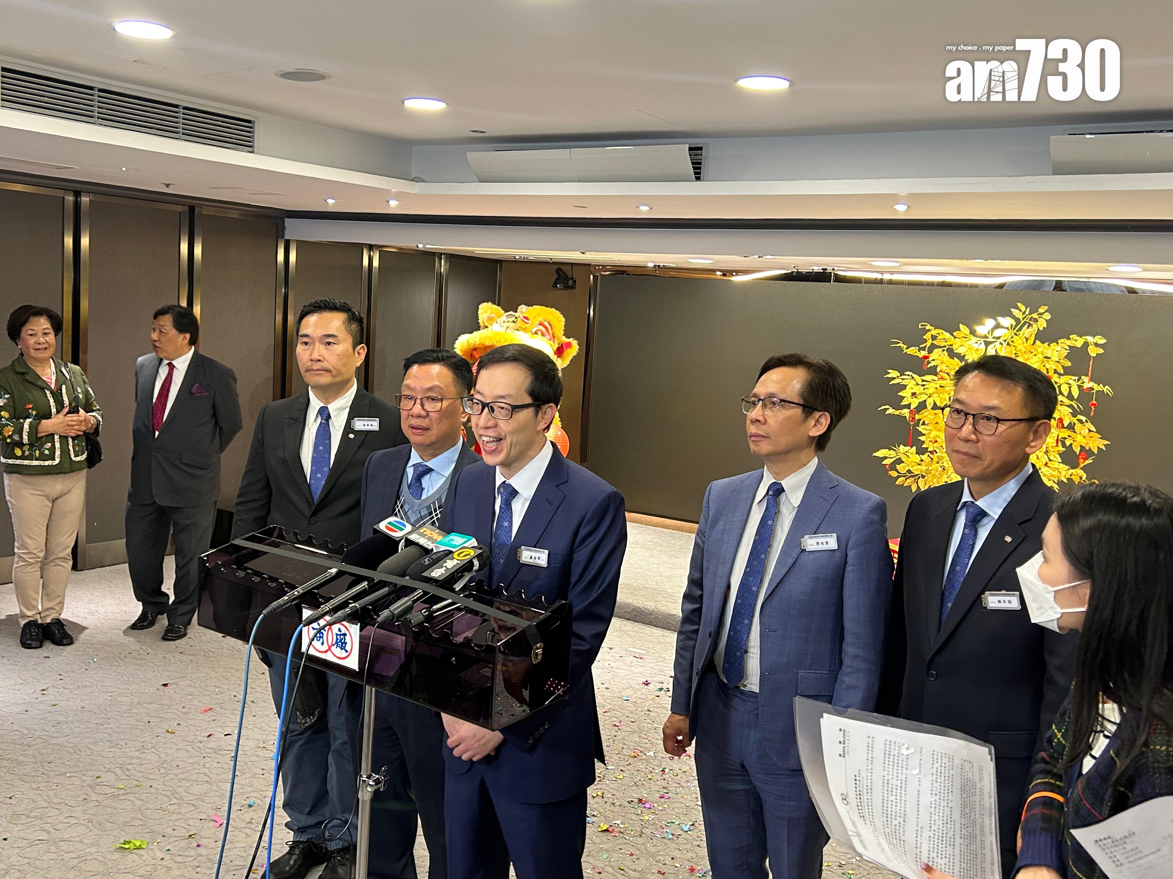 財政預算案2024|廠商會調低今年GDP預測至3%至3.5% 料中長期經濟「柳暗花明又一村」(陳芷晴攝)