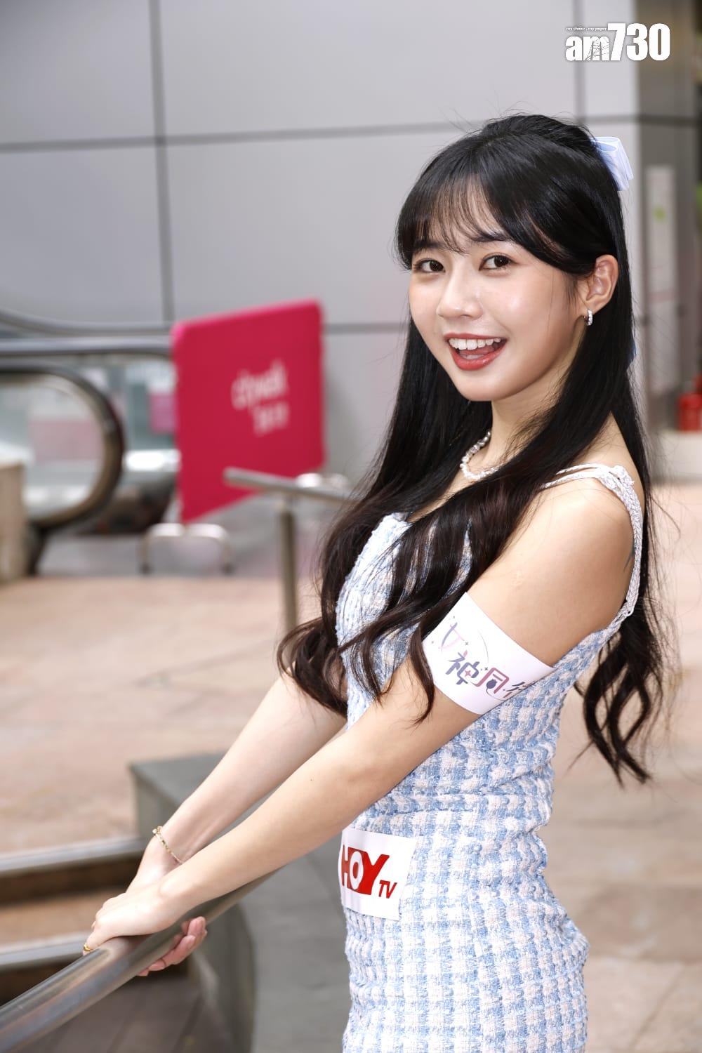 HOY TV全新節目《女神同行》今日在荃灣舉行見面會。 (林俊源攝)