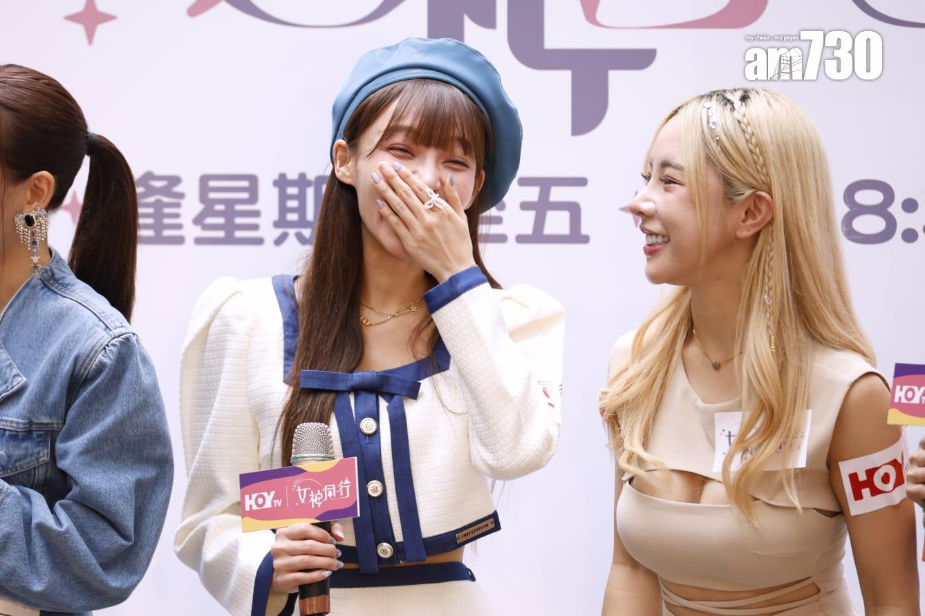 HOY TV全新節目《女神同行》今日辦活動造勢。 (林俊源攝)
