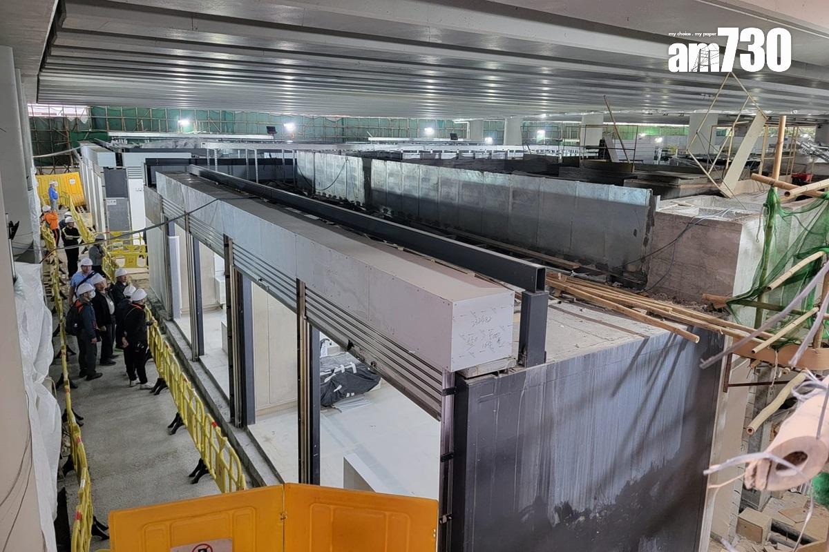 食環署去年安排有興趣競投人士,到仍翻新的荔灣街市實地視察。(資料圖片/鍾式明攝)