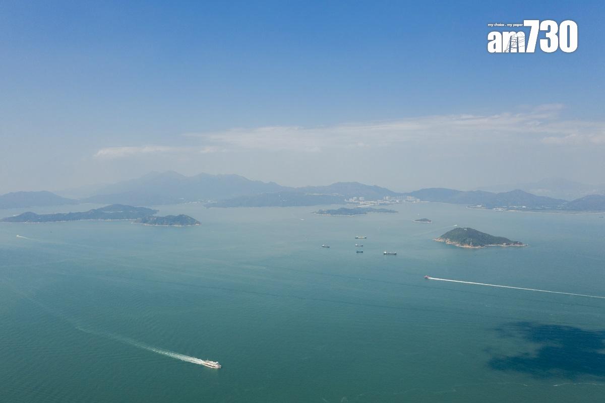 交椅洲人工島的填海工程將押後。(資料圖片)