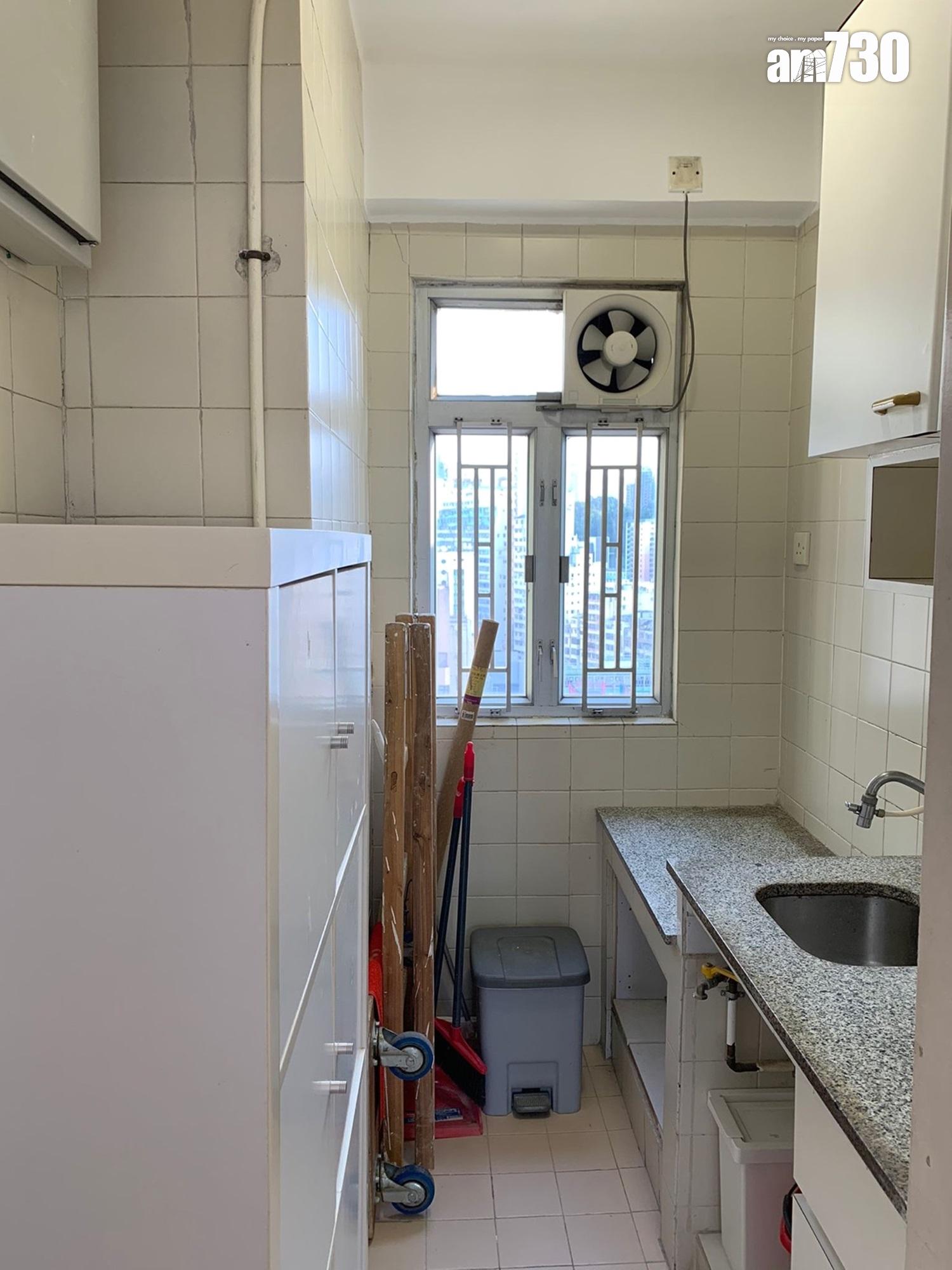 廚房面積不狹小,實用通爽。