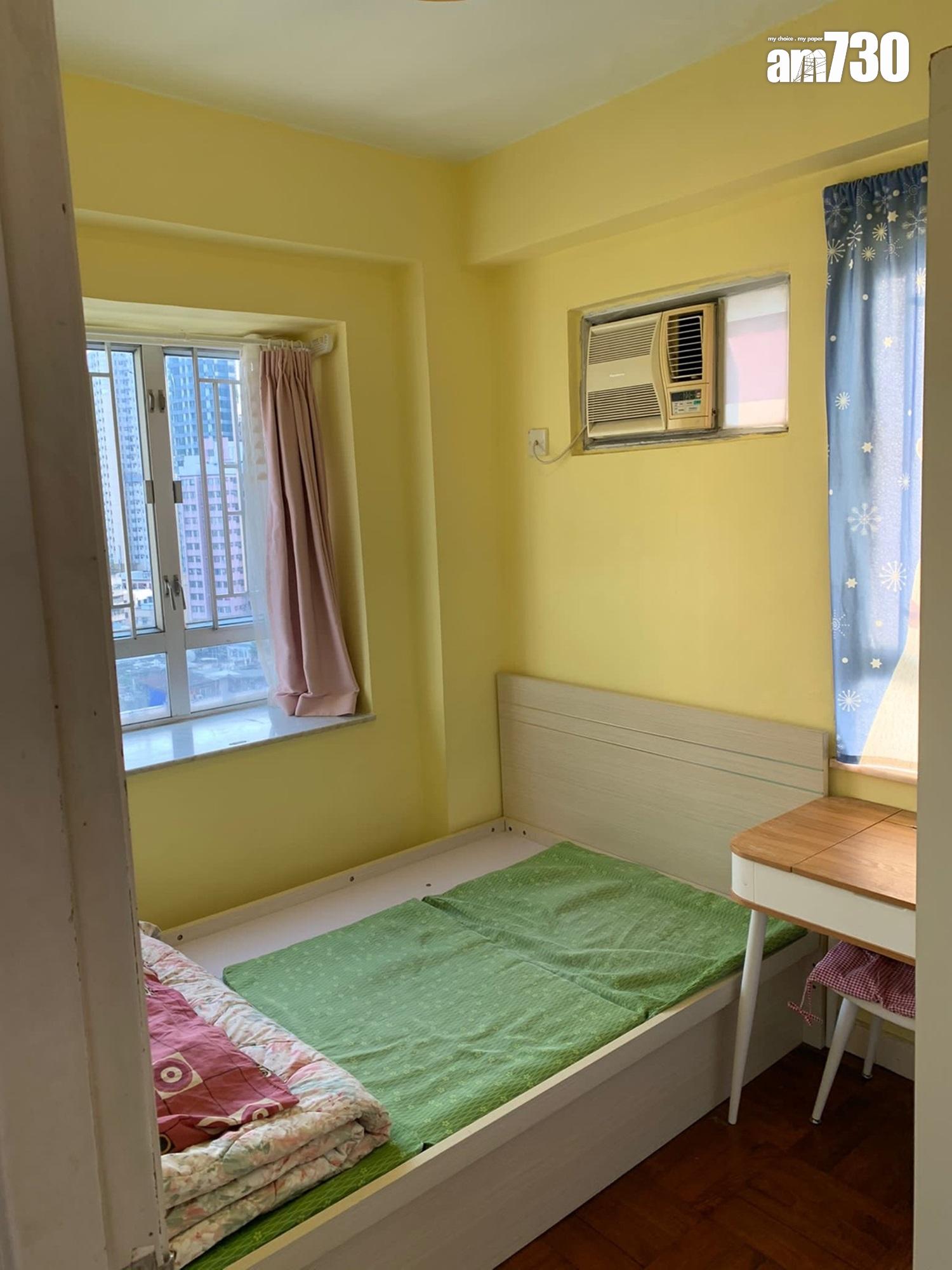 睡房間隔方正。